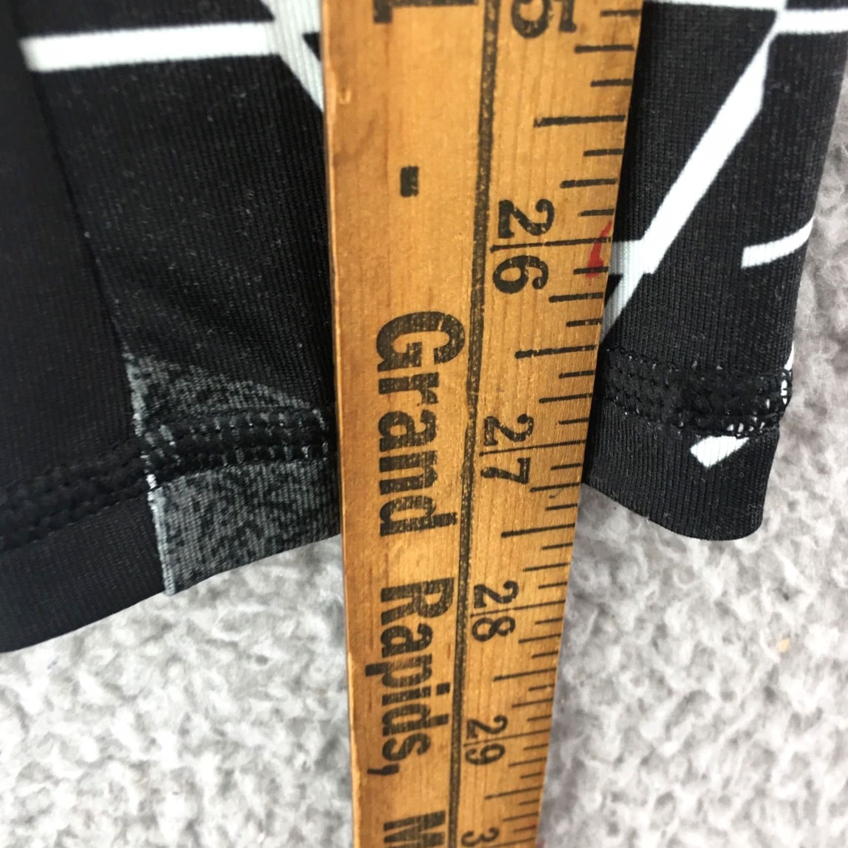 Puma PUMA Atheltic Printed Compression Leggings Womens Medium Black Pull On Mid Rise Size 32" / US 10 / IT 46 - 6 Thumbnail