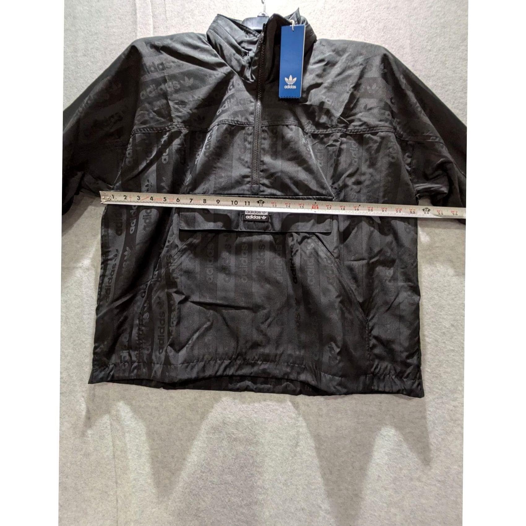 Adidas Adidas Track Jacket Mens Small Black R.Y.V. Hoodie Track Jacket Activewear NWT Size US S / EU 44-46 / 1 - 5 Thumbnail