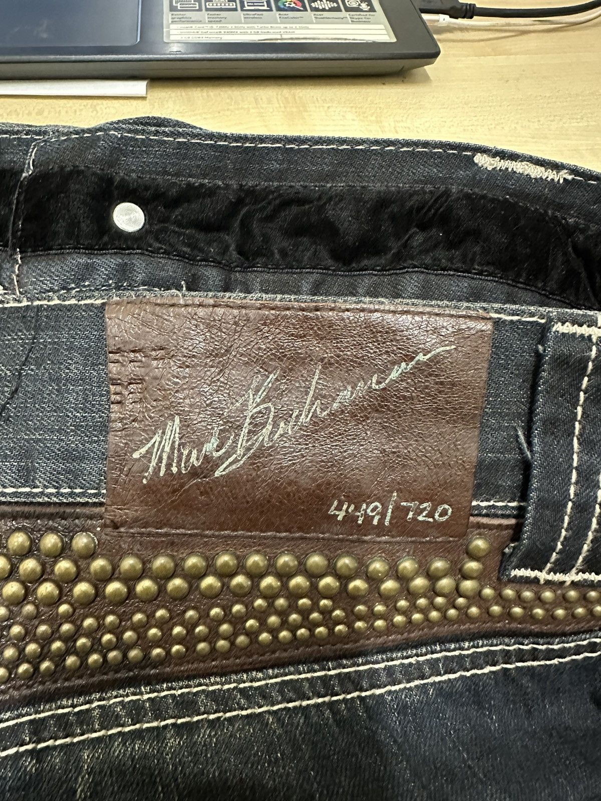 Pelle Pelle Pelle Pelle Limited Edition Studded Baggy Jeans 449/720 Size US 42 / EU 58 - 20 Thumbnail