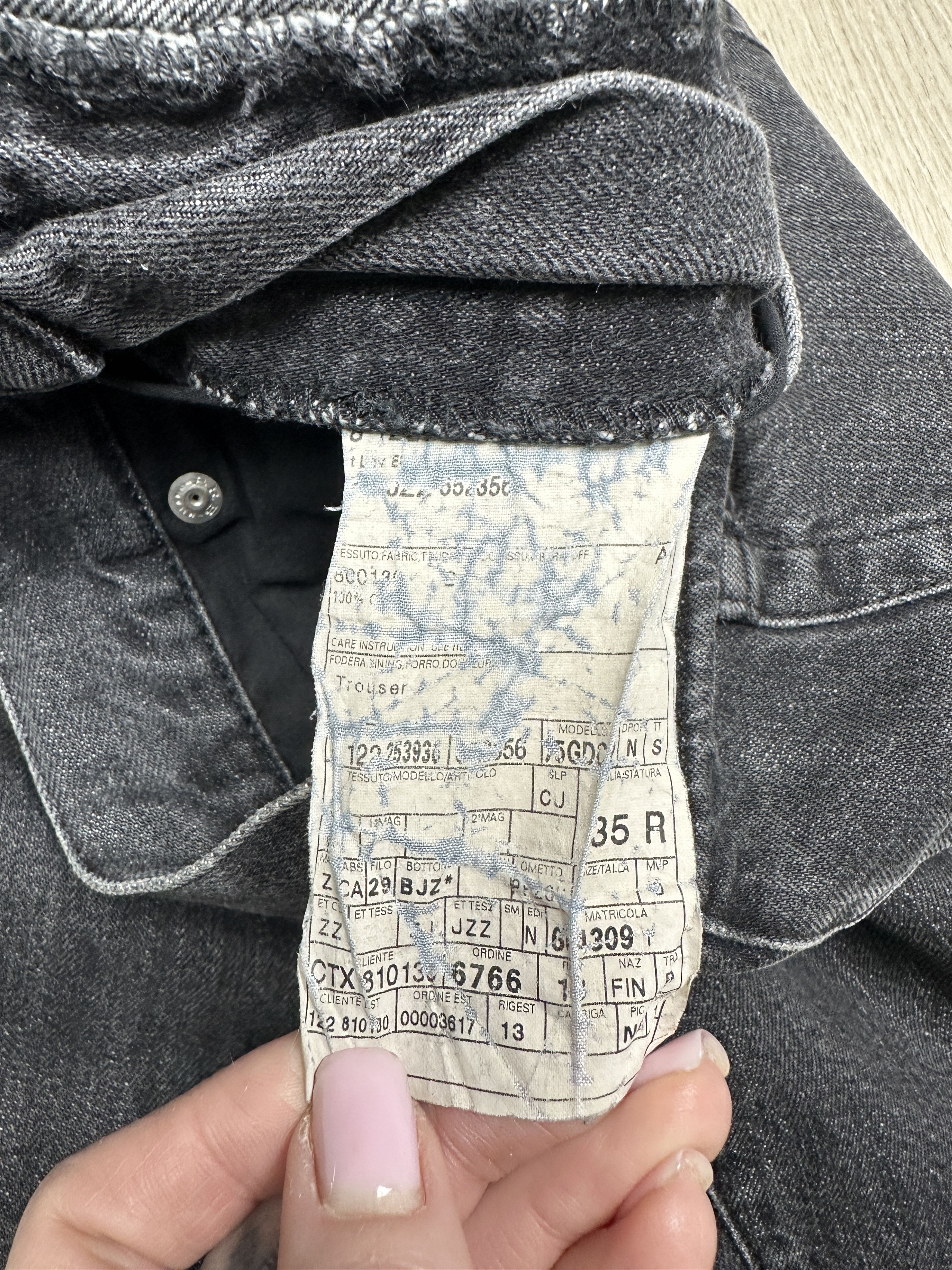 Ermenegildo Zegna Z Zegna Vintage Mens Denim Pants Jeans Size US 35 - 4 Thumbnail