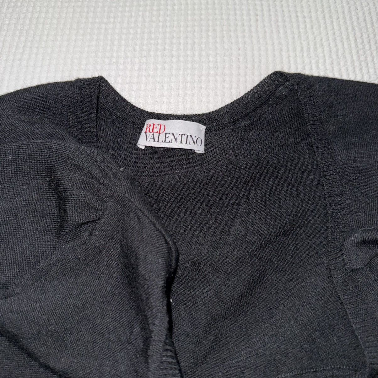 RED Valentino Red Valentino Black Wool Mini Dress Size XS / US 0-2 / IT 36-38 - 5 Thumbnail