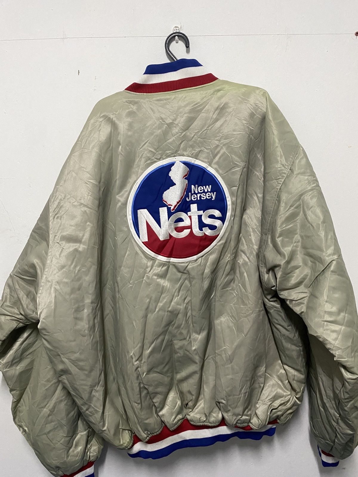 Other VTG 90s NEW JERSEY NETS BROOKLYN NBA STARTER Size US XL / EU 56 / 4 - 2 Thumbnail