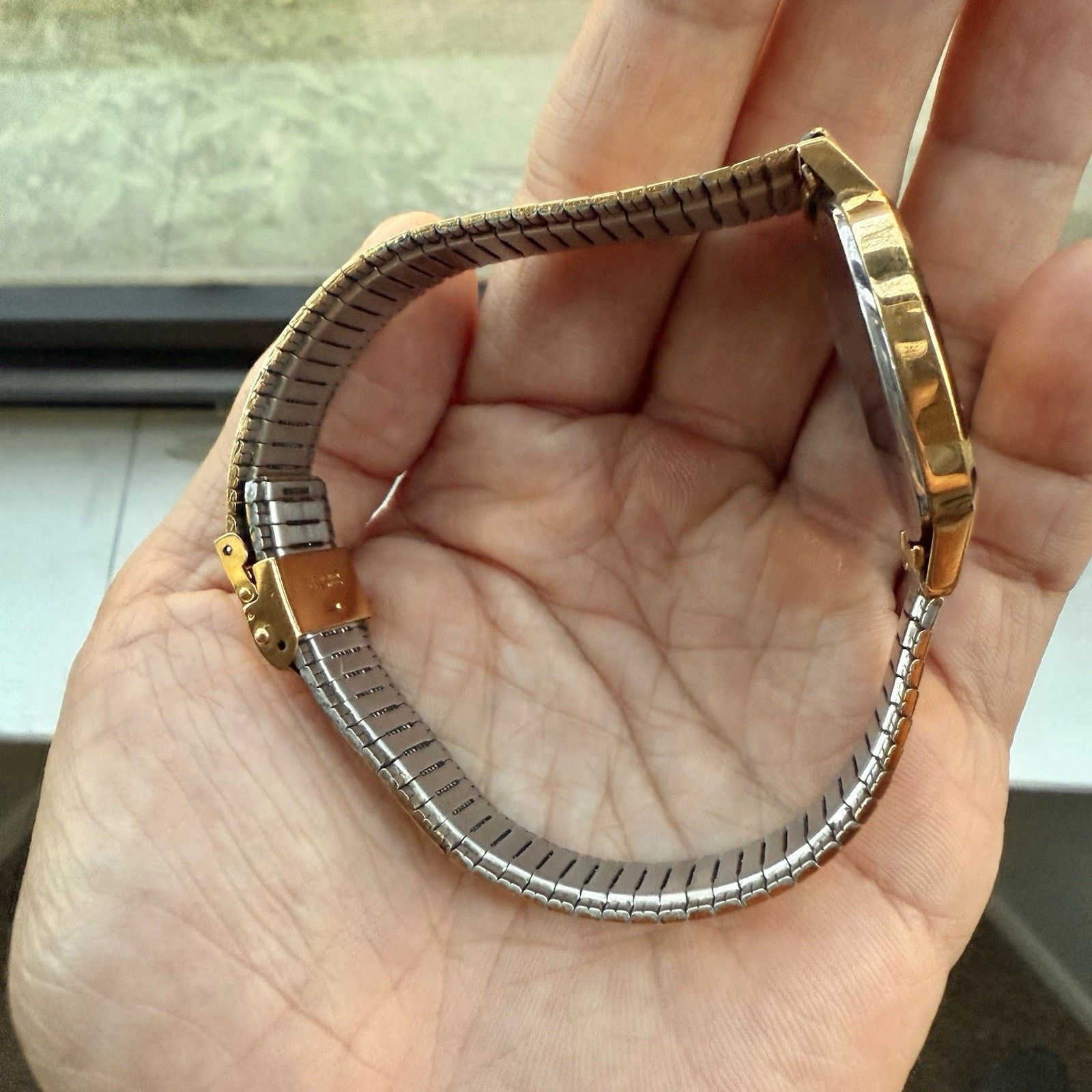 Bulova × Vintage Vintage Bulova Longchamp Swiss Watch Gold Tone Snake Scale Size ONE SIZE - 10 Thumbnail