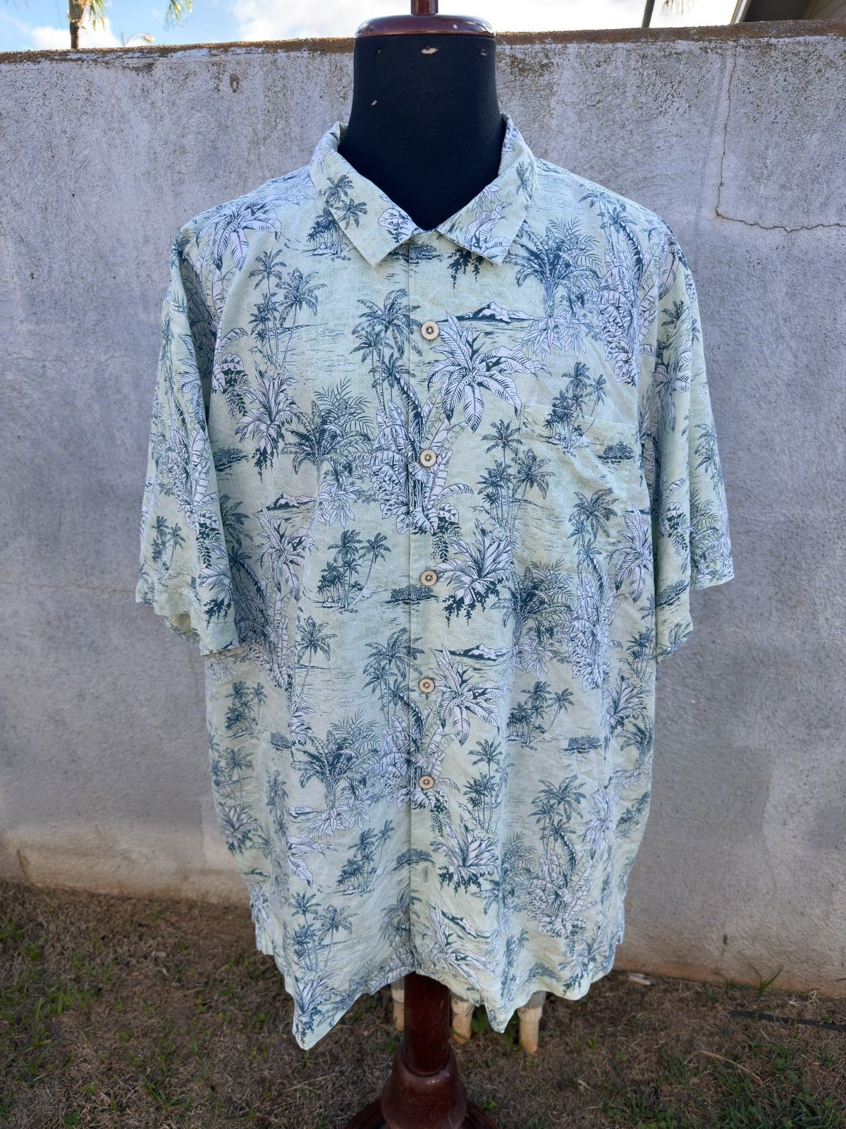 Tommy Bahama PreOwned Tommy Bahama Hawaiian Print Green Men's 3XL Size US XXL / EU 58 / 5 - 1 Thumbnail
