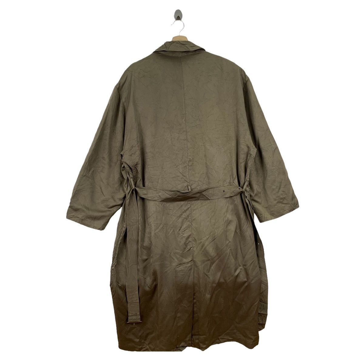 Ermenegildo Zegna Vintage ERMENEGILDO ZEGNA Designer Trench Coat Jacket Parka Size US XXL / EU 58 / 5 - 2 Thumbnail