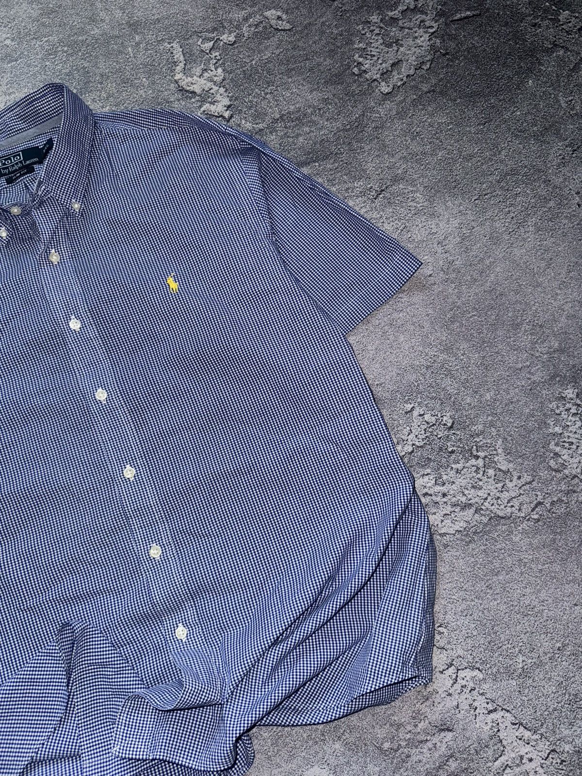 Polo Ralph Lauren × Vintage Polo Ralph Lauren XXL checkered shirt short sleeve polo tee Size US XXL / EU 58 / 5 - 3 Thumbnail