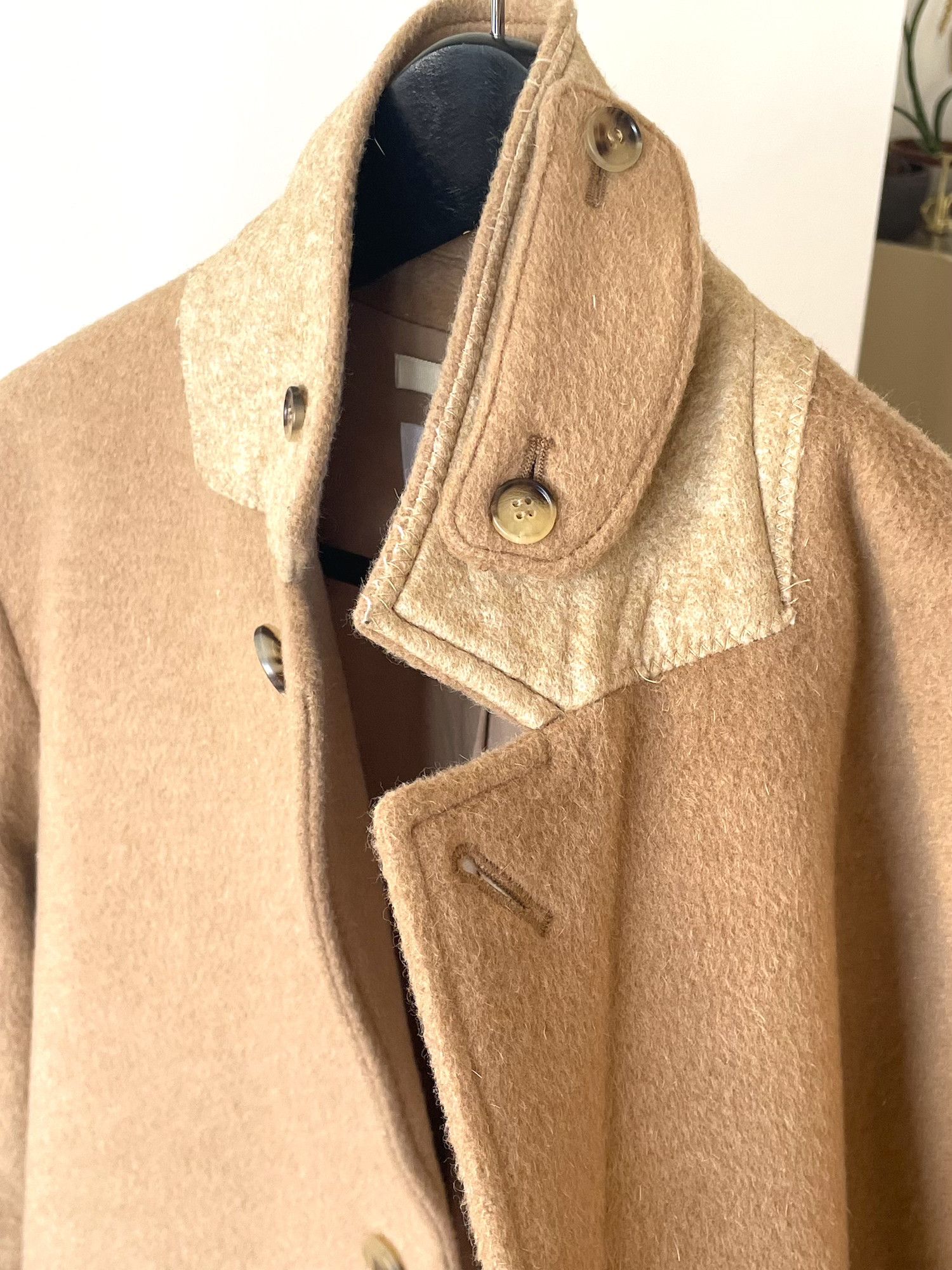 Norse Projects Sundsval Overcoat - Mohair Camel Size US S / EU 44-46 / 1 - 8 Thumbnail