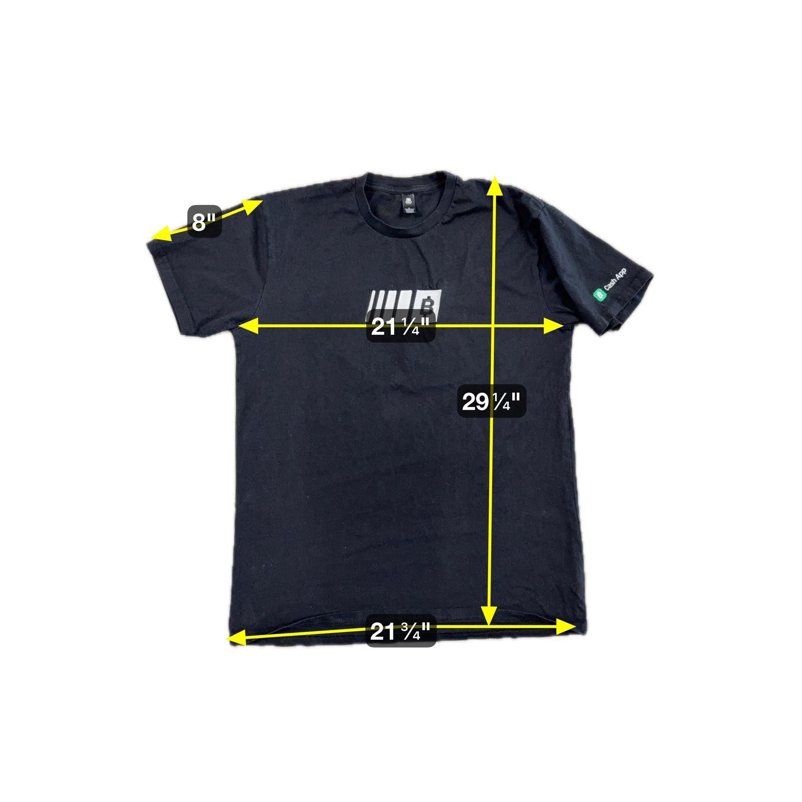 Ultra Rare Bitcoin x Cash App Emroidered Promo Tee HODL L