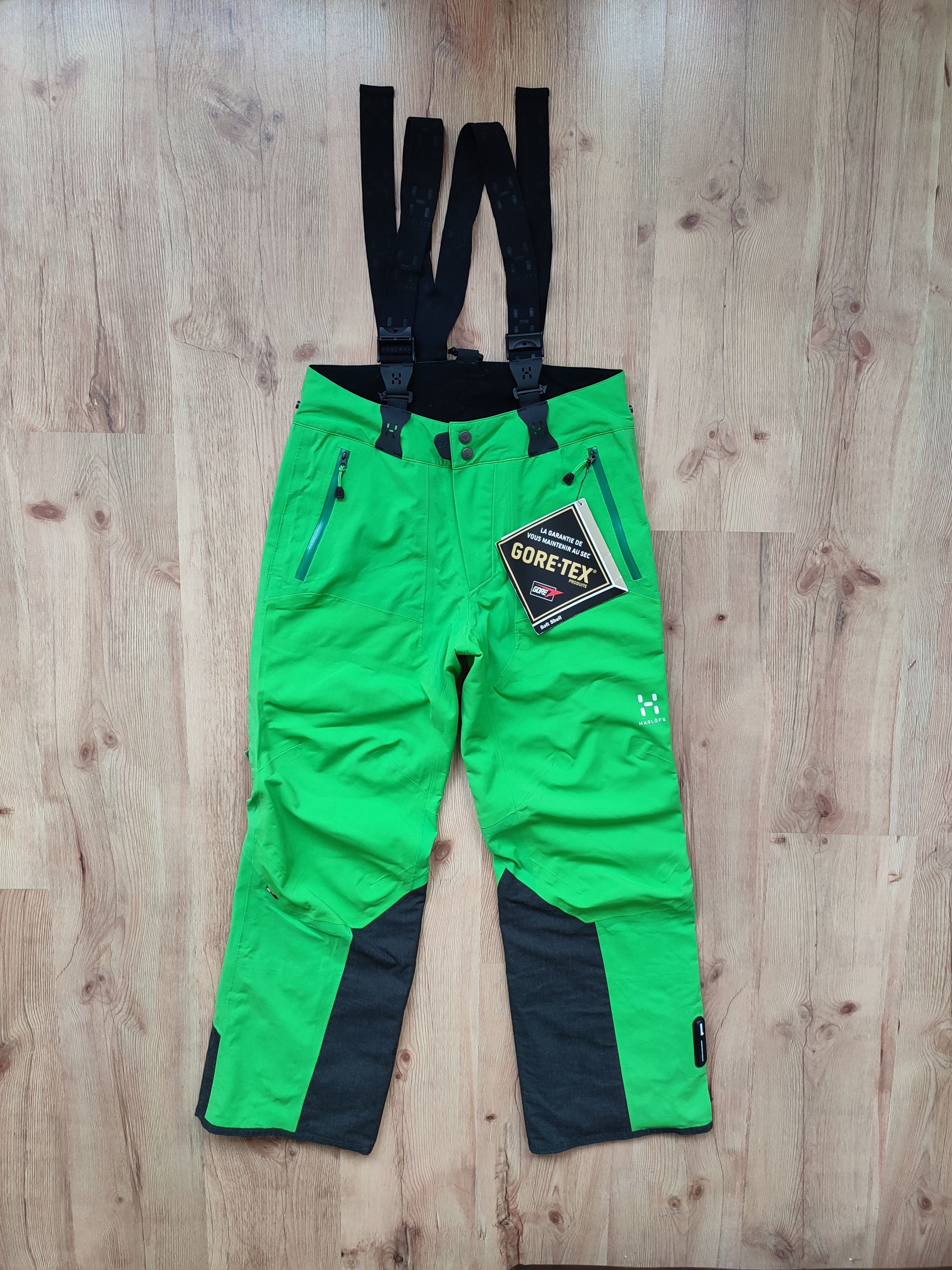 image of Haglofs Haglöfs Couloir Q Gore Tex Technical Ski Pants Women's M in Oxide Green (Size 28)