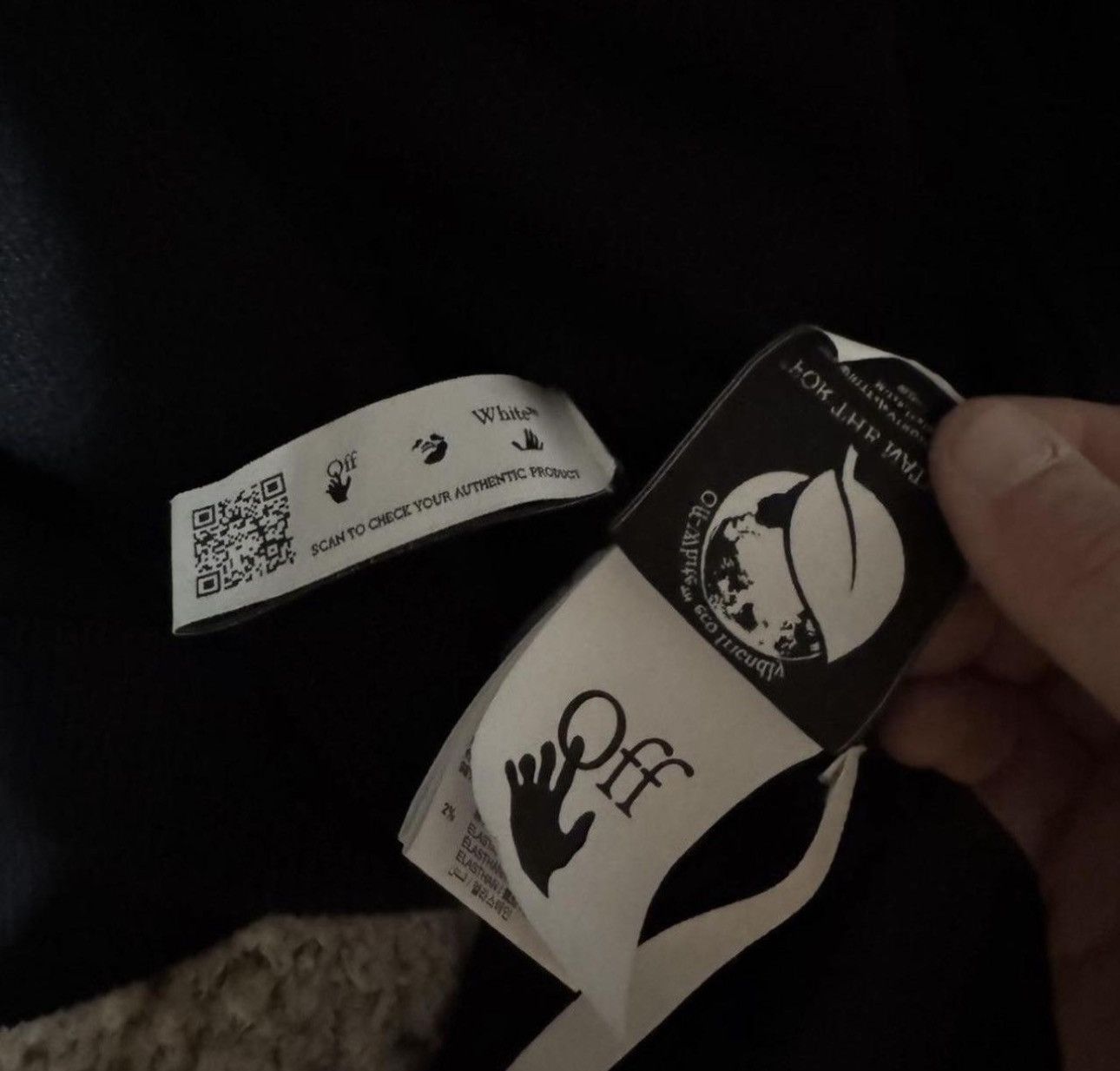 Off-White Black Off White Spray Hoodie Size US XL / EU 56 / 4 - 5 Thumbnail