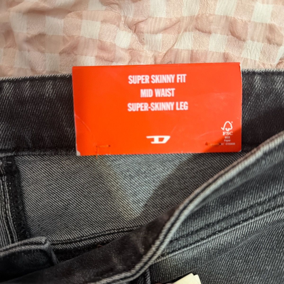 Diesel Super Skinny Leg Size 29" - 5 Thumbnail