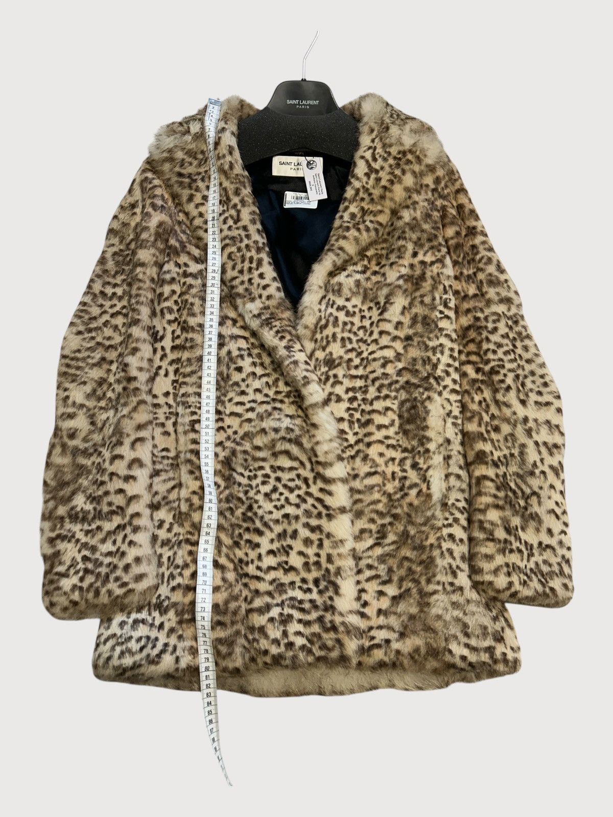 Saint Laurent Paris SS2020 1/1 sample leopard fur coat Size US M / EU 48-50 / 2 - 14 Thumbnail