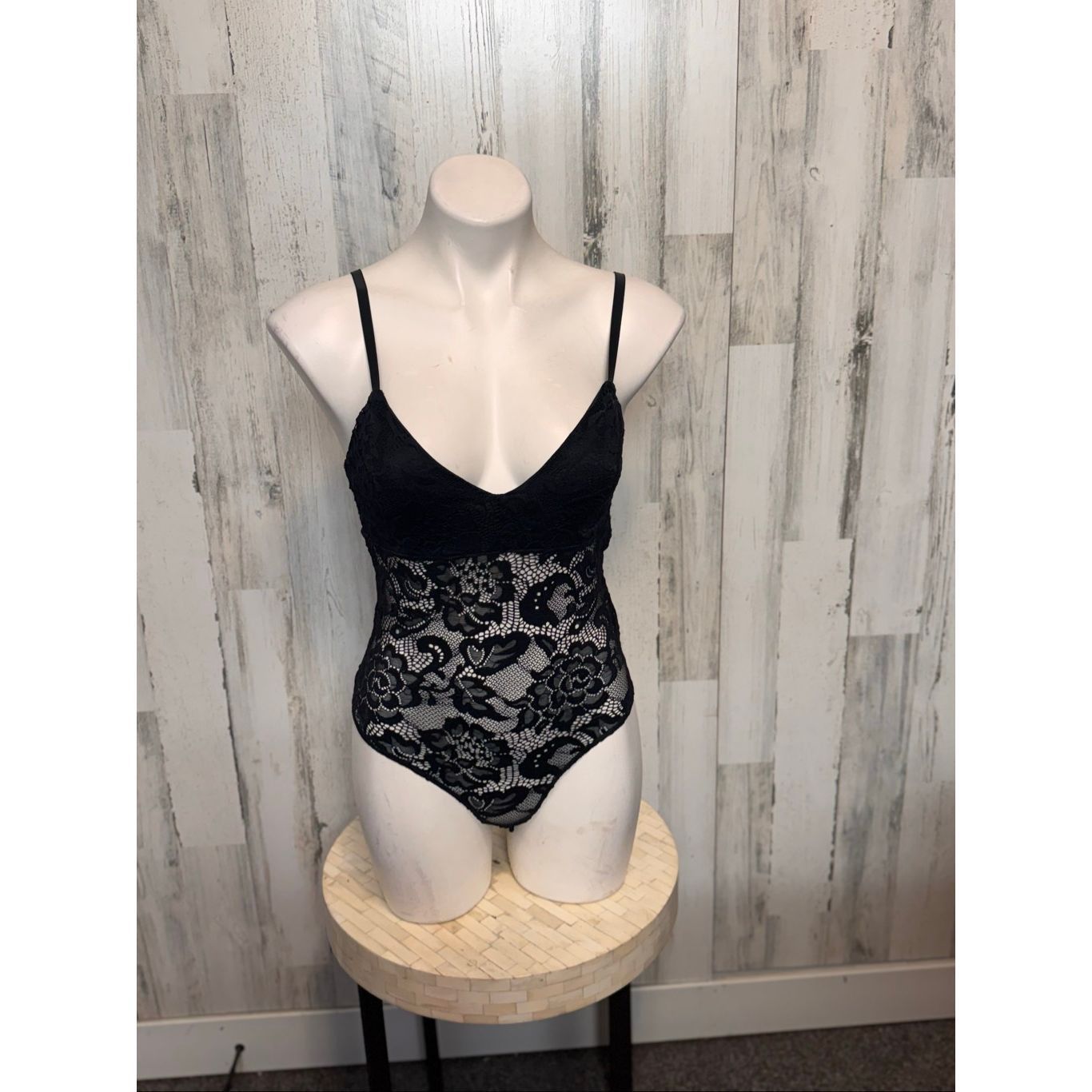 Other Black Lace Bodysuit | Sexy Floral Lingerie One-Piece – Size Medium Size M / US 6-8 / IT 42-44 - 2 Thumbnail