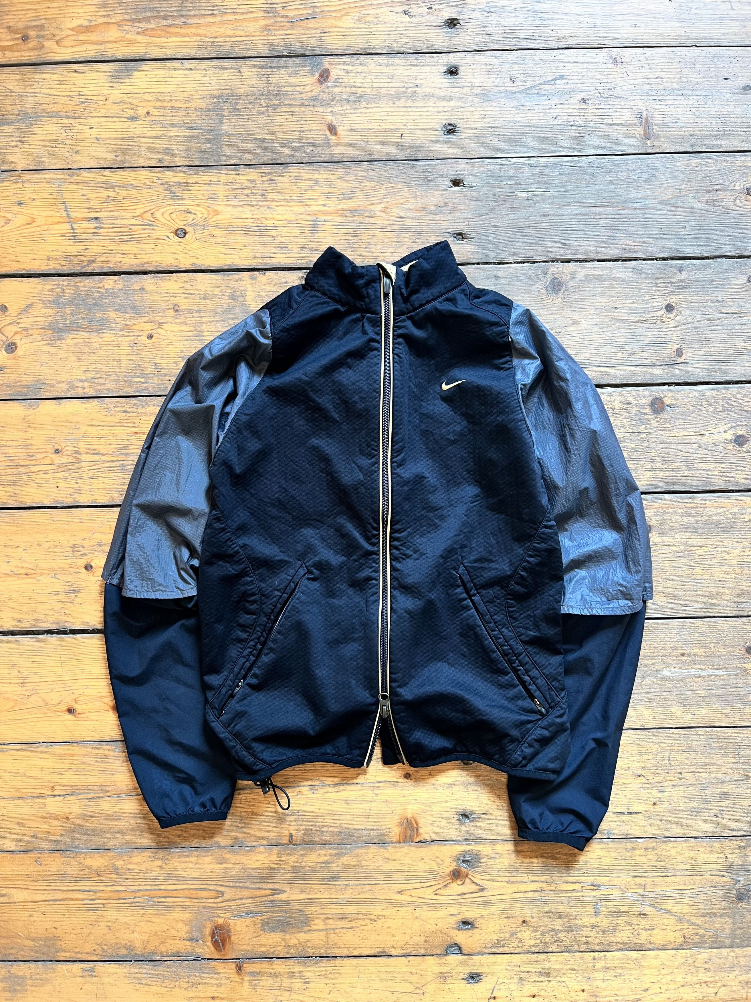 Nike Nike Marathon Nylon Sport Running Vintage Jacket 2000s y2k Size US S / EU 44-46 / 1 - 1 Thumbnail