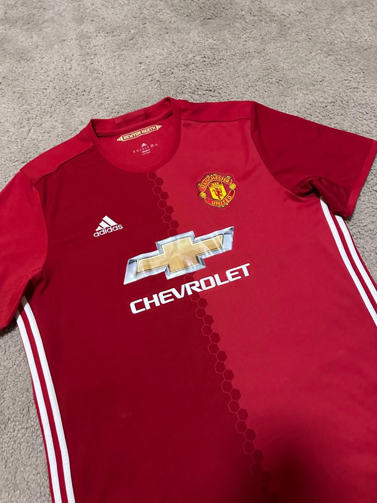 Adidas Manchester United 2016/17 Home Football Shirt Jersey Adidas Size US XL / EU 56 / 4 - 3 Thumbnail