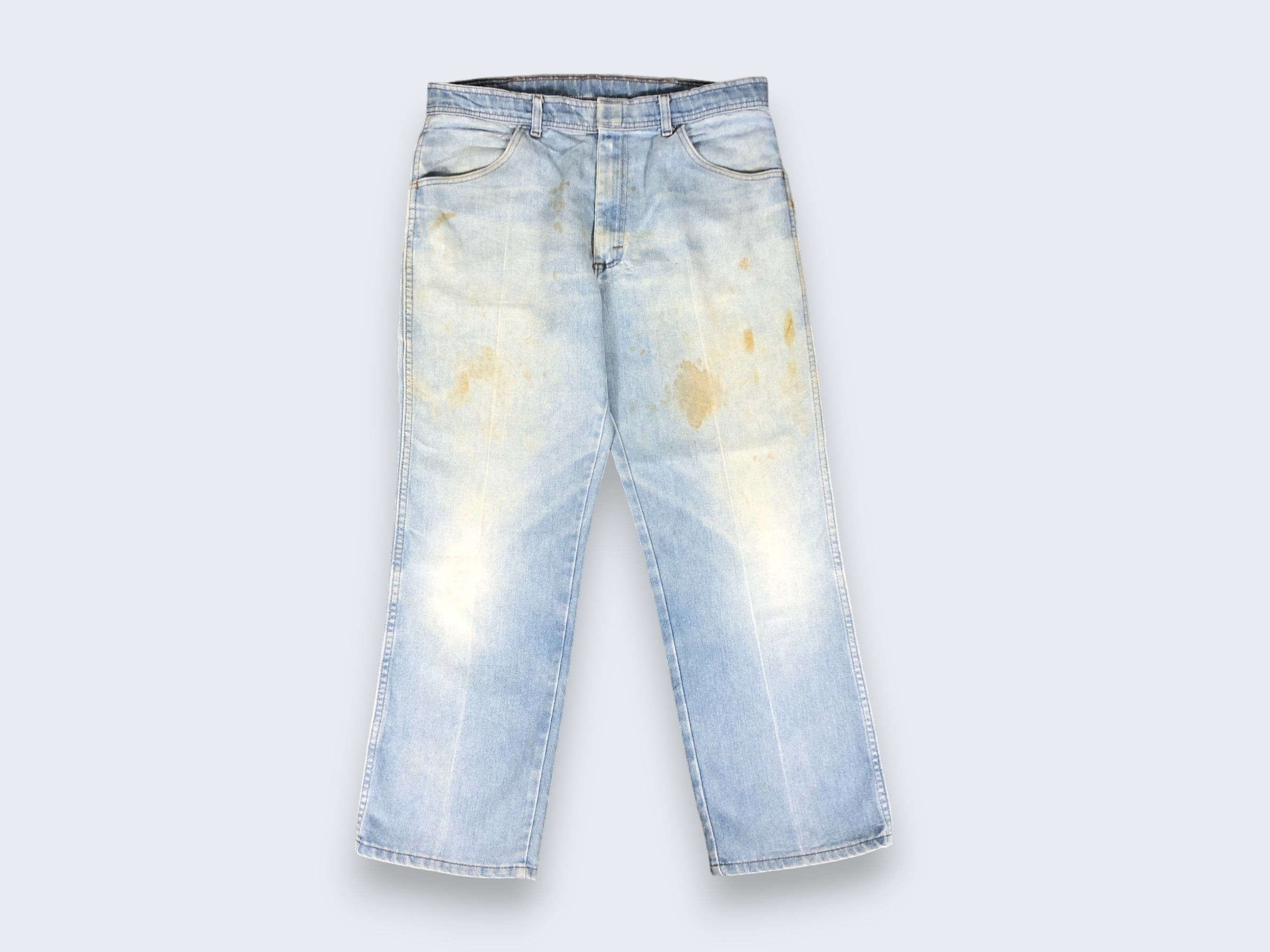 Vintage × Wrangler Vintage Wrangler Jeans Dirty L1059 Size US 35 - 1 Thumbnail