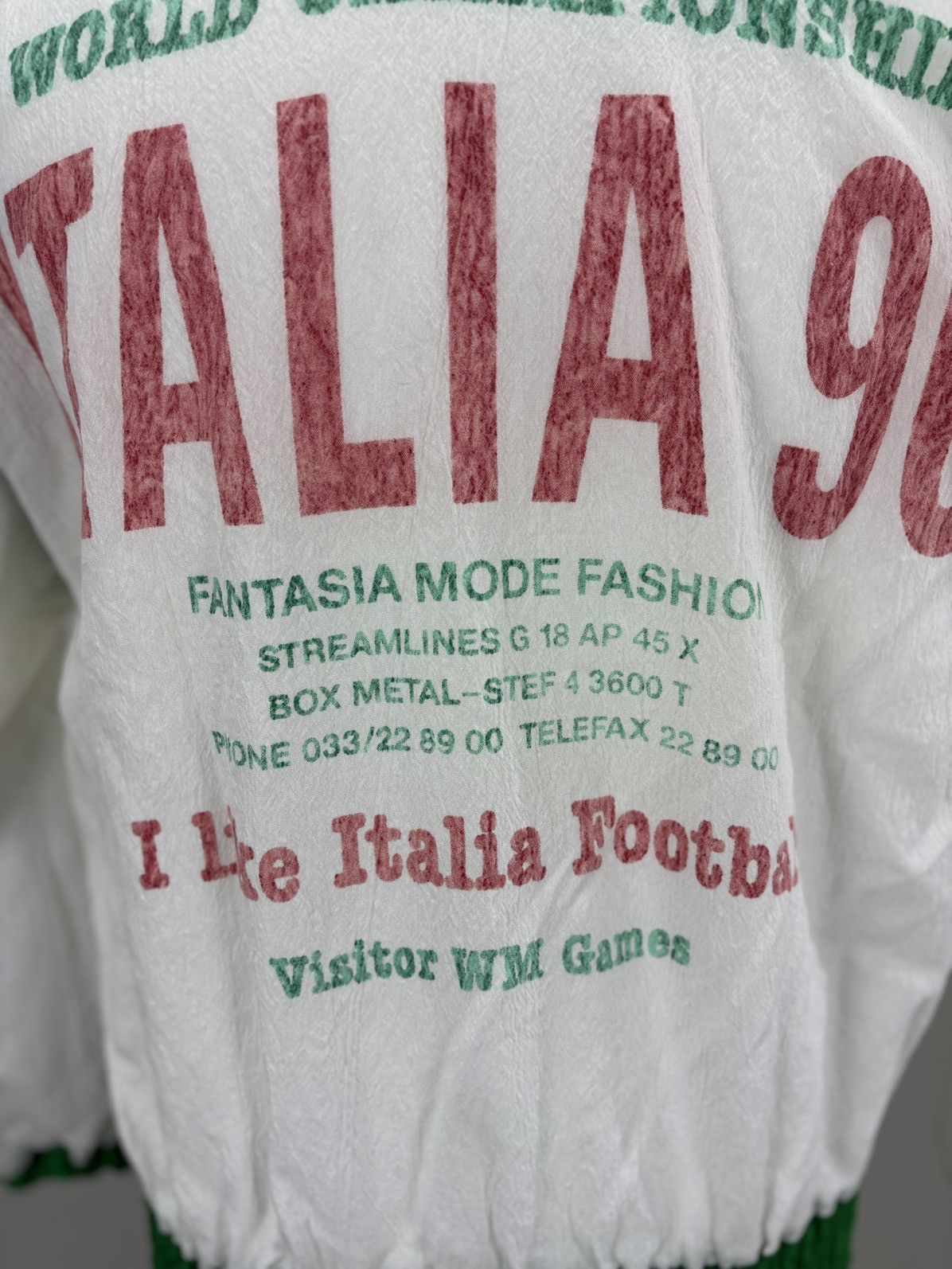 Vintage Vintage suit football world championship Italia 1990 Size S Size US S / EU 44-46 / 1 - 9 Thumbnail