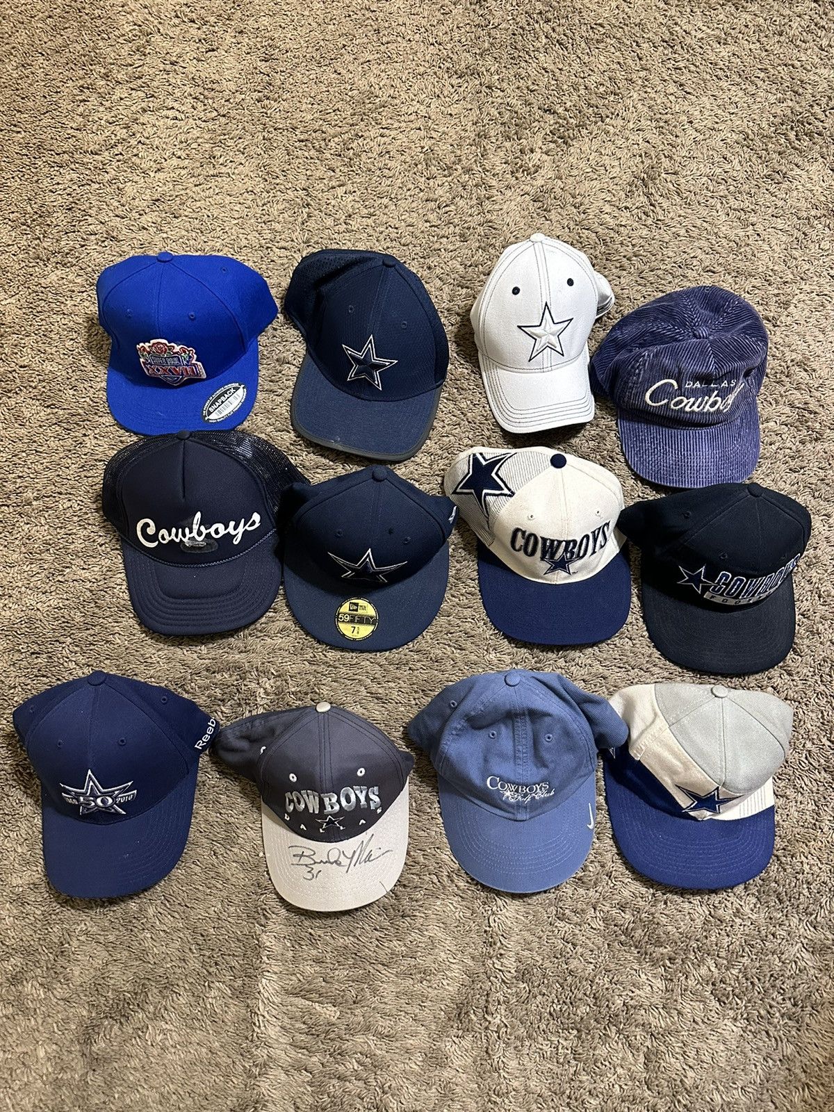NFL × New Era × Vintage Vintage NFL Dallas Cowboys hats 90s Size ONE SIZE - 1 Thumbnail