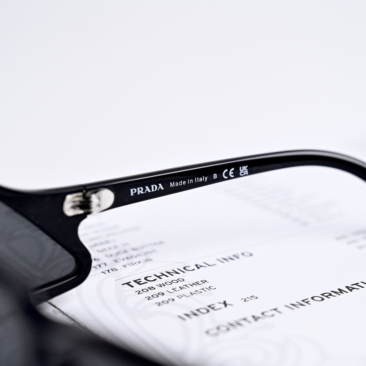 Prada PRADA 0PR B03S 1AB5S0 SUNGLASSES Size ONE SIZE - 4 Thumbnail
