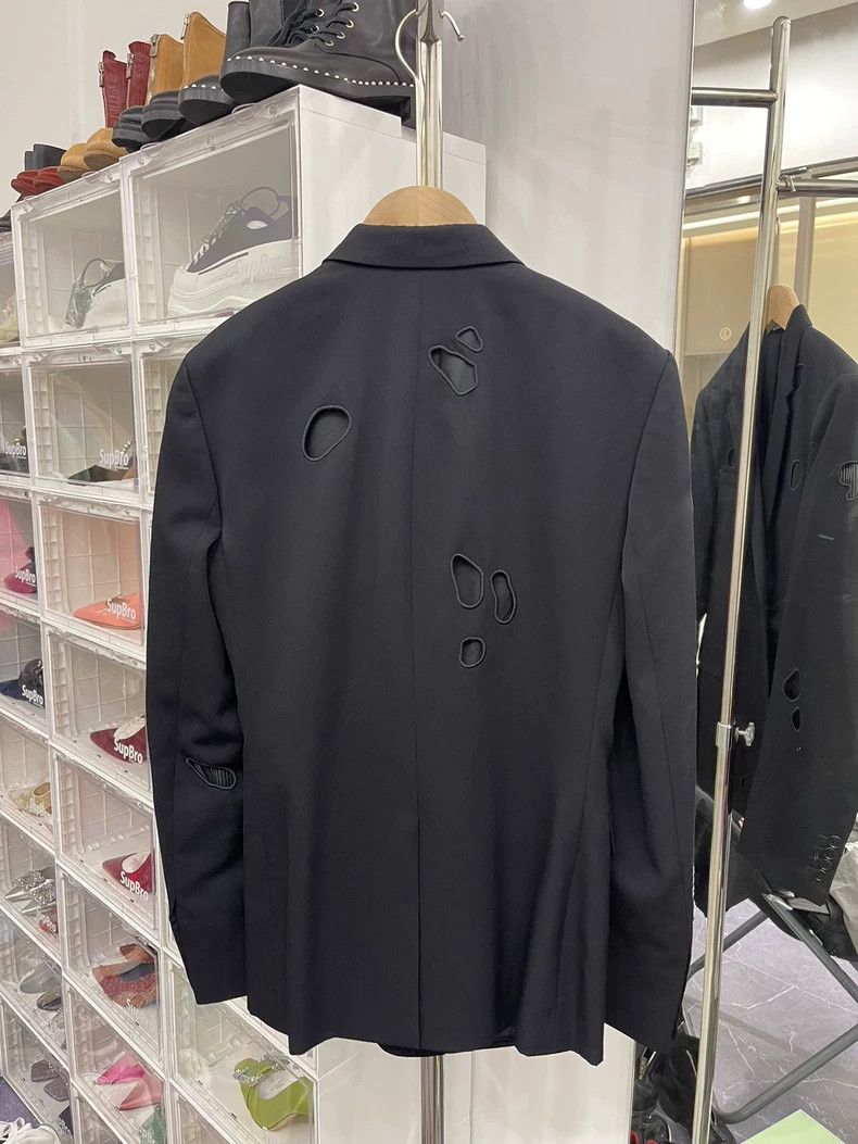 Dior Dior 17 shows wormhole destruction wool suit 2501-Nextarrow Size 42R - 7 Thumbnail