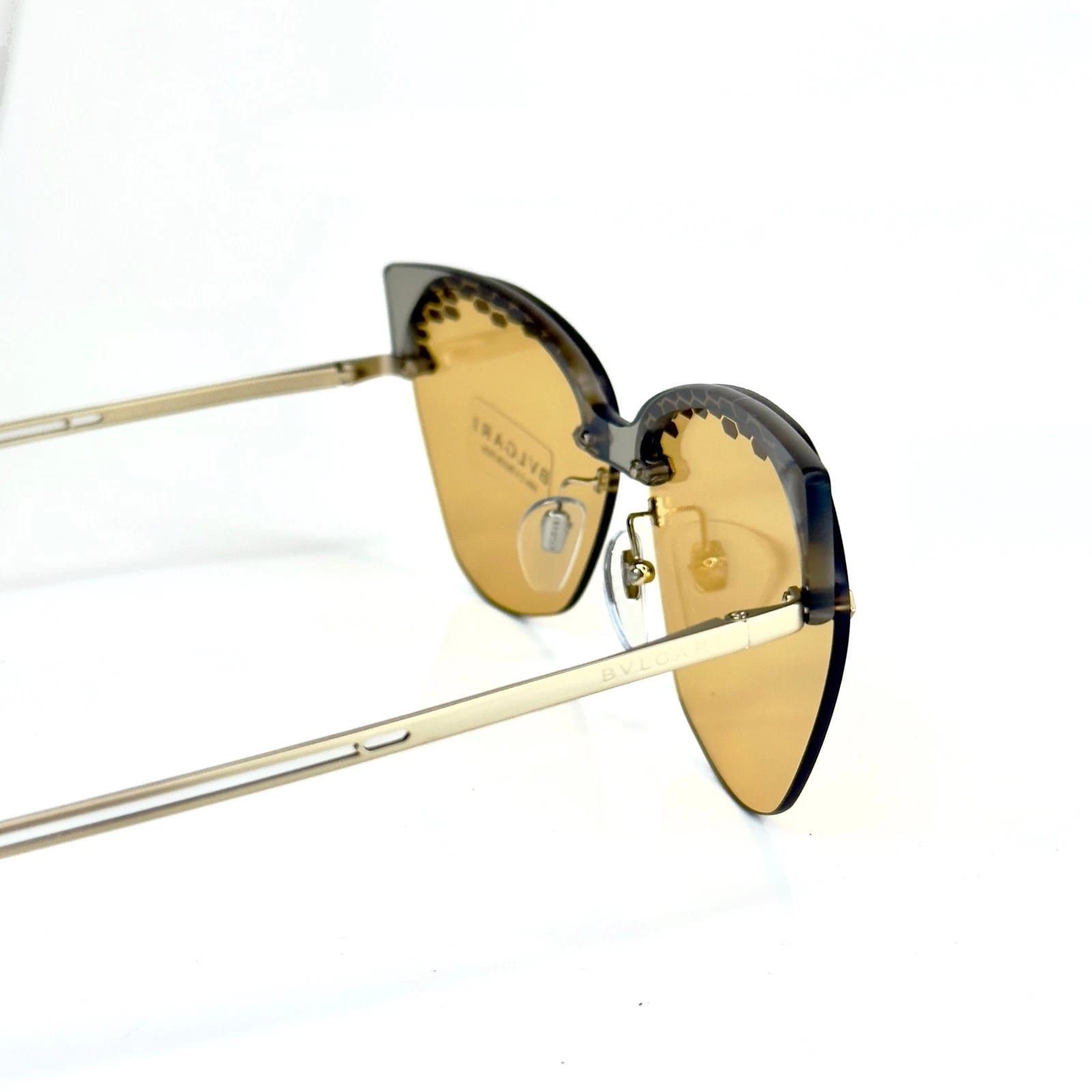Bvlgari BVLGARI BV6107 6107 SERPENTI Scalesbeat Gold Sunglasses Size ONE SIZE - 7 Thumbnail