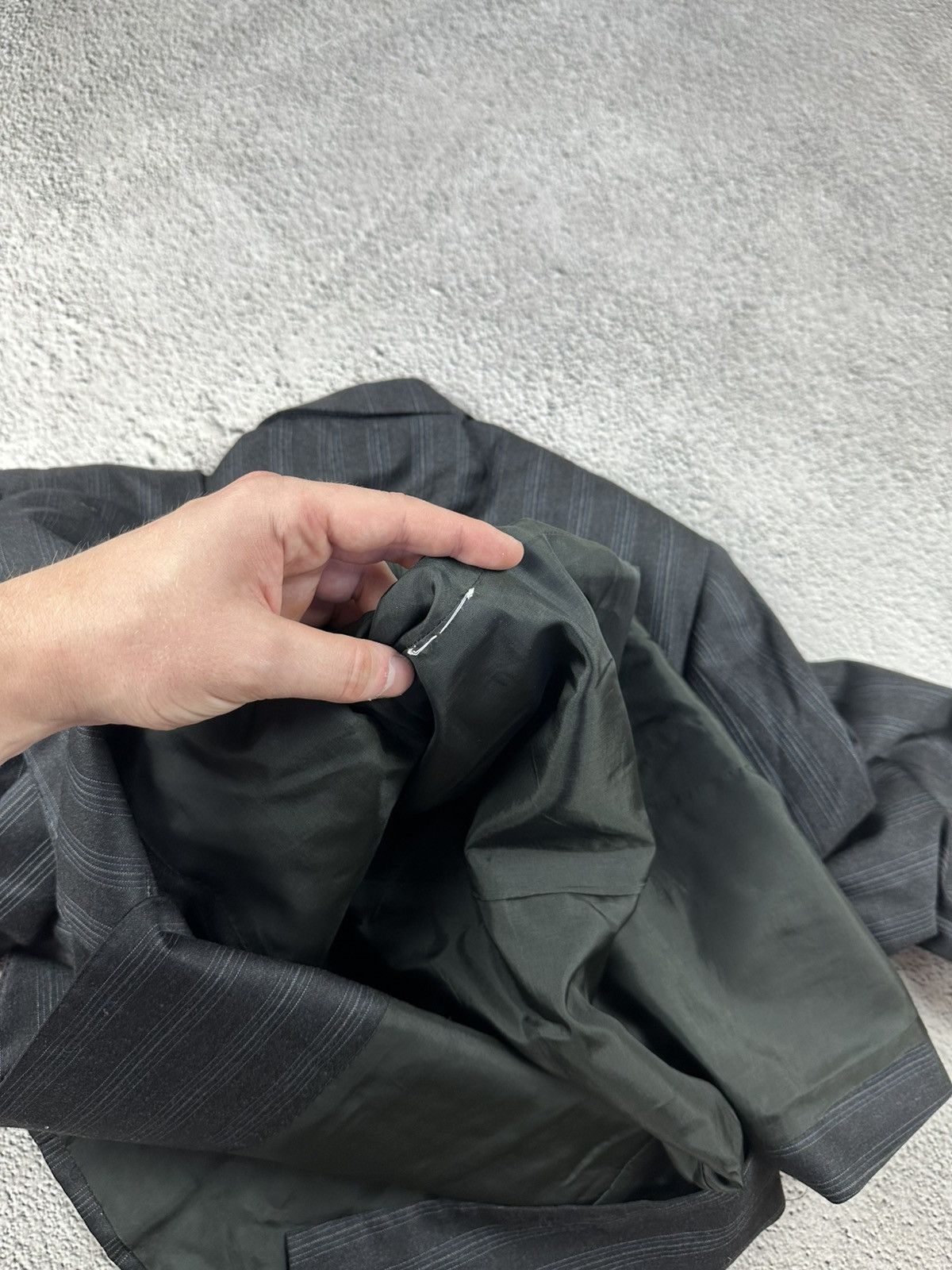 If Six Was Nine Mabro Uomo Loro Piana Wool Pinstripe Blazer 42R Old Money Size 42R - 10 Thumbnail