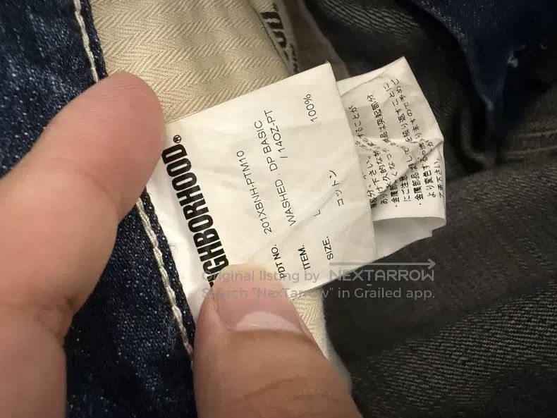 Neighborhood Neighborhood size L Basic washed denim jeans Size US 27 - 4 Thumbnail