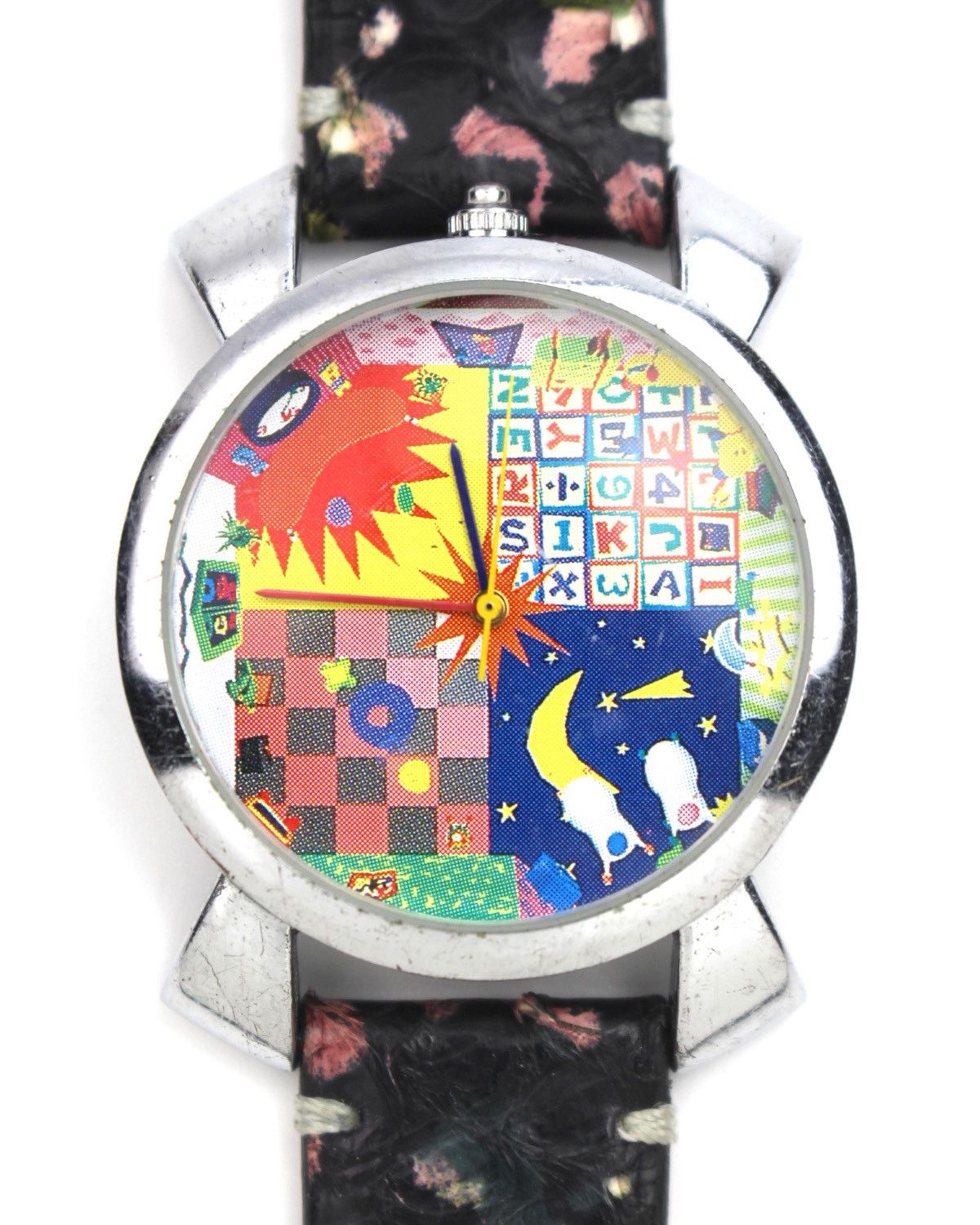 2000S AK JAPAN SUN & MOON POP ART TIMEPIECE WATCH