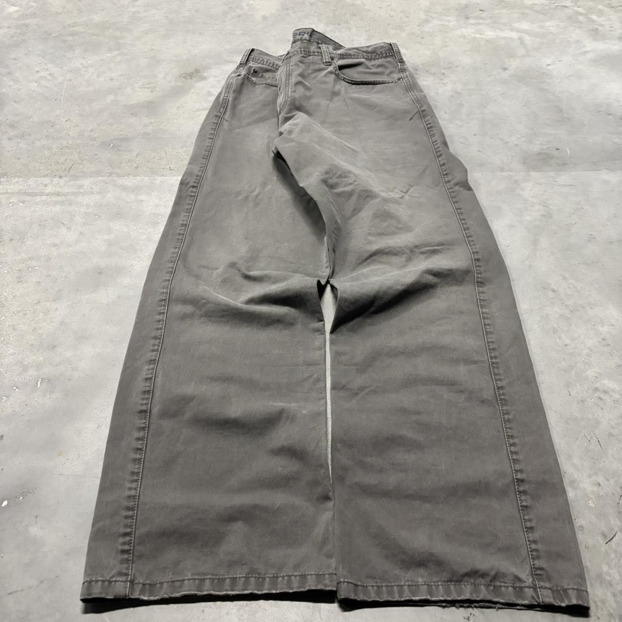 Japanese Brand × Vintage Crazy Vintage Y2K/2000s Grey Streetwear Essential Pants! Size US 40 / EU 56 - 3 Thumbnail