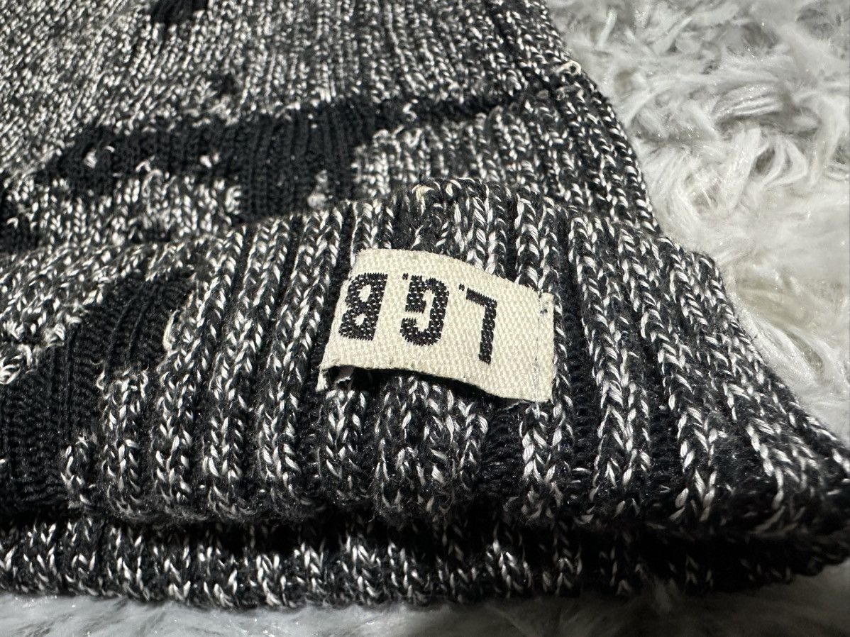 Le Grande Bleu (L.G.B.) 🔥Rare Y2K Archived L.G.B. Slash Knitted Beanie Size ONE SIZE - 11 Thumbnail