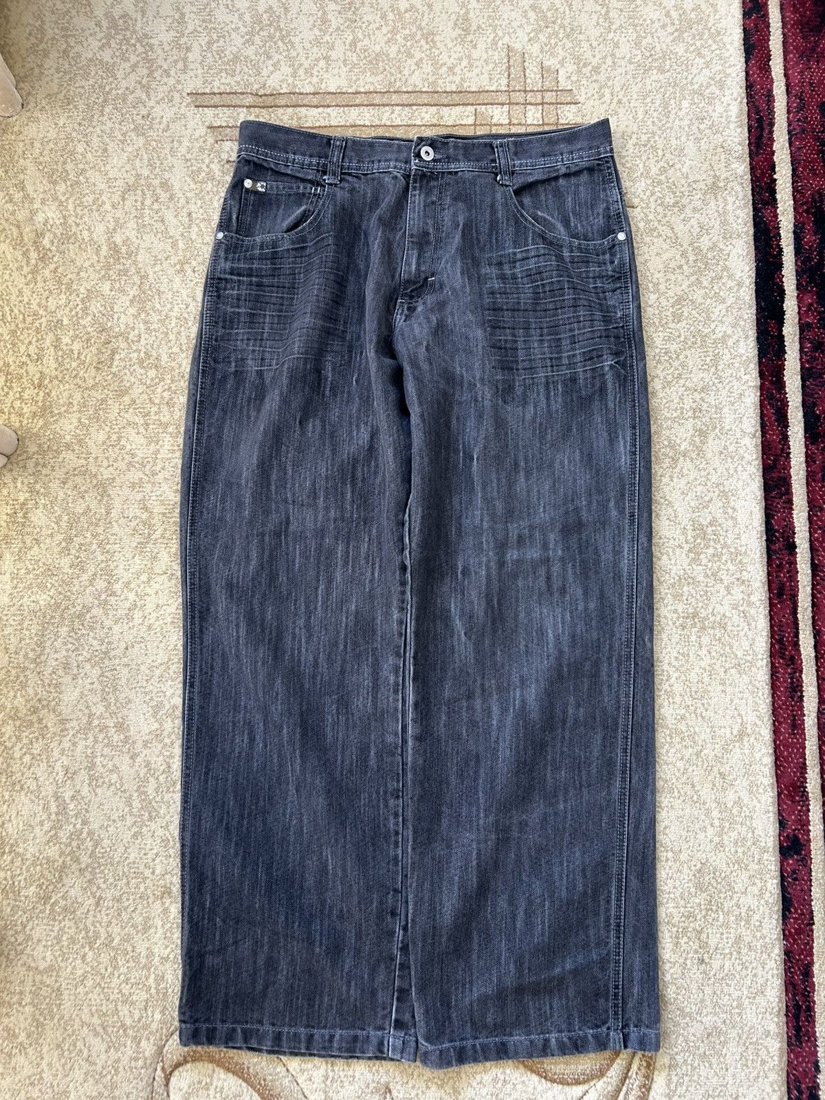 Southpole Vintage Southpole Baggy Brown Tab Jeans Size US 36 / EU 52 - 7 Thumbnail