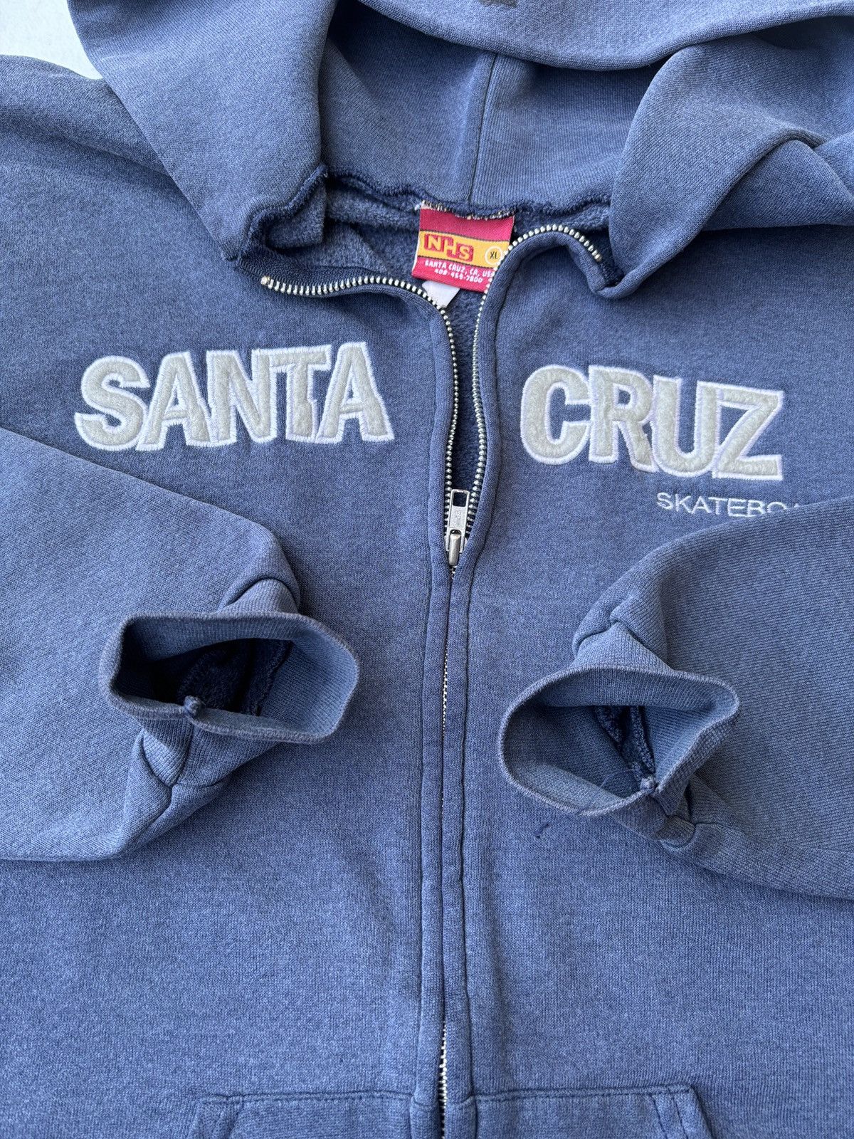 Santa Cruz Skateboards 90s santa cruz zip up hoodie Size US XL / EU 56 / 4 - 3 Thumbnail