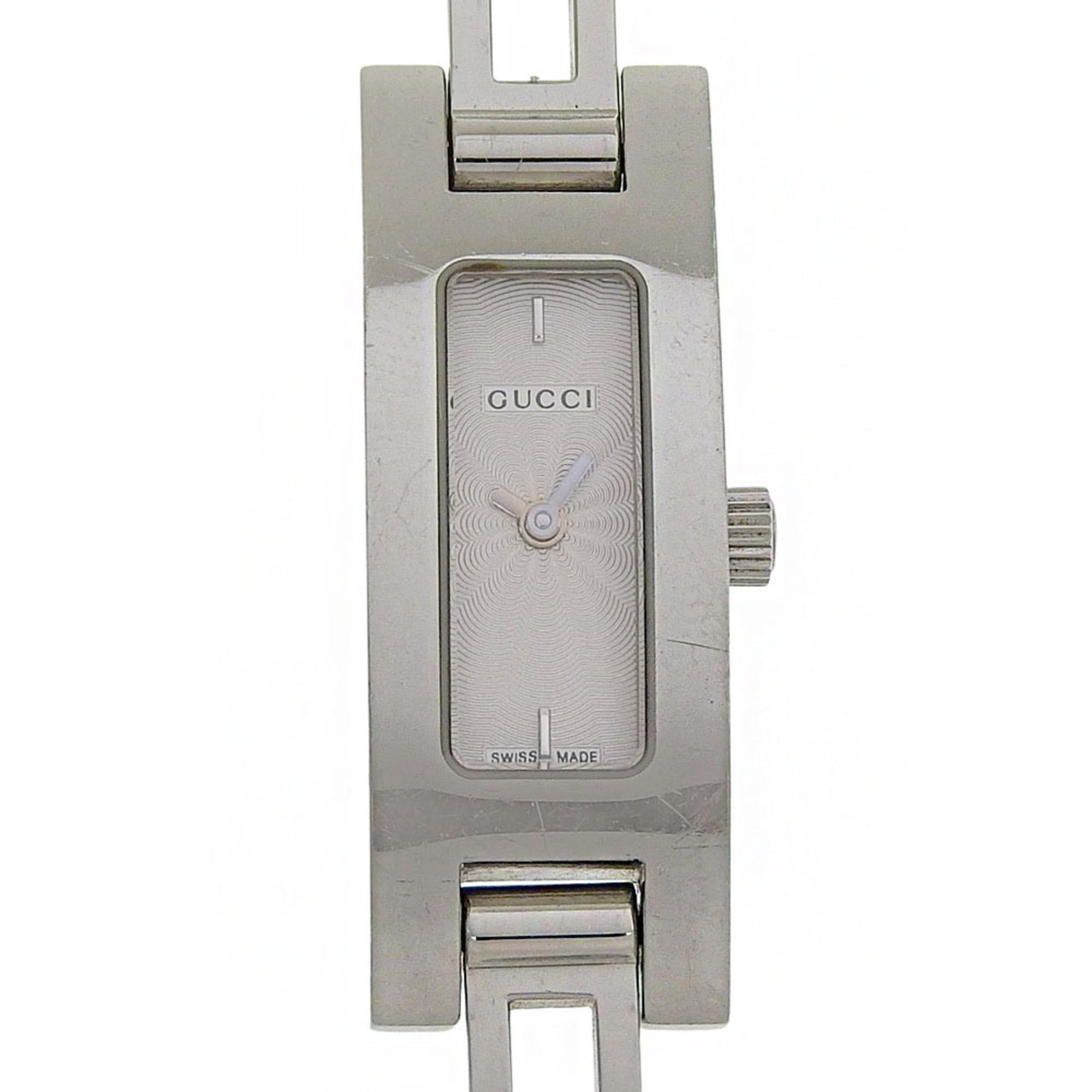 Gucci Gucci watch 3900L stainless steel quartz analog silver dial women's Size ONE SIZE - 1 Thumbnail