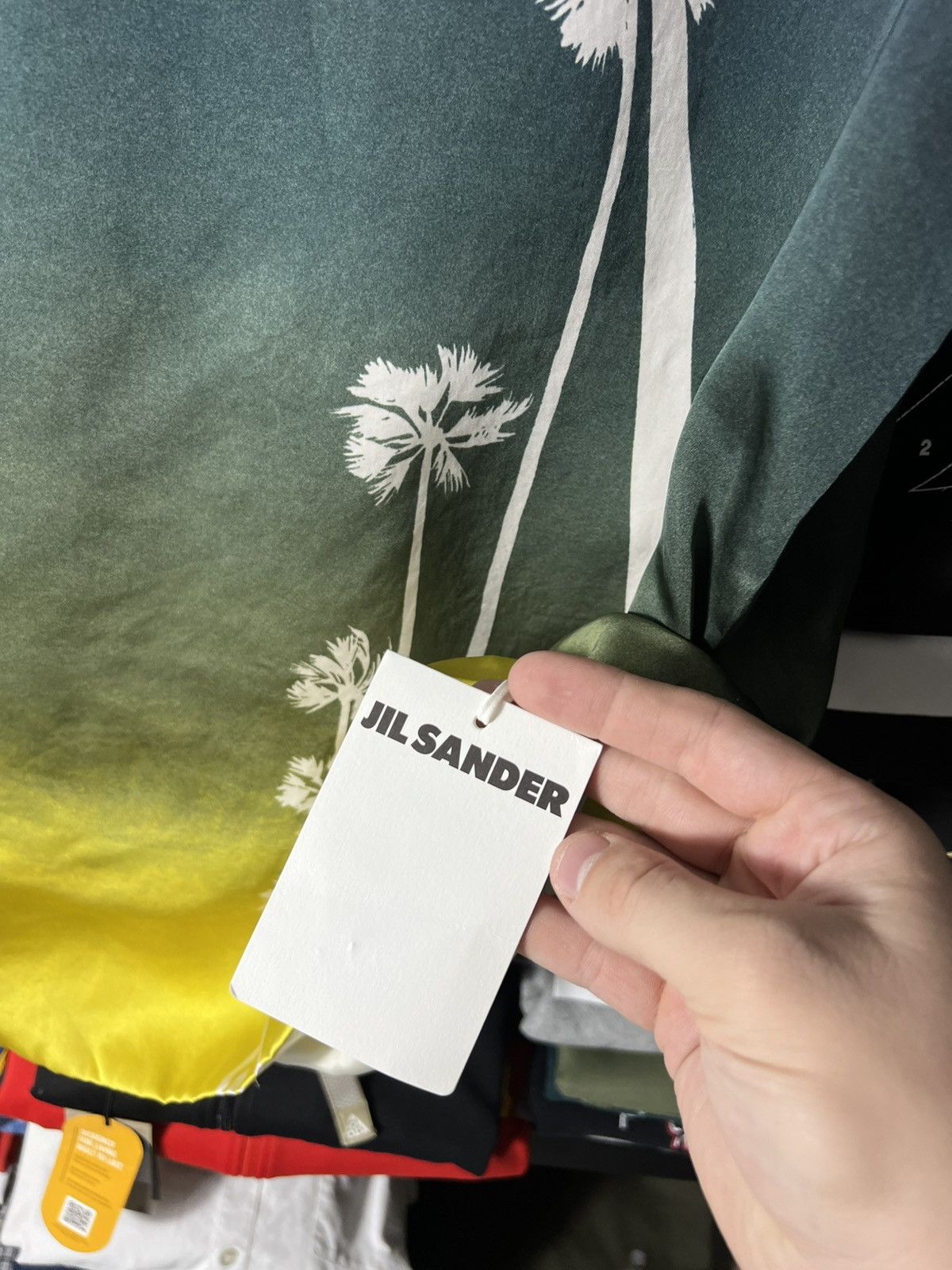 Jil Sander 🌅 NWT Jil Sander Degradé Palm Tree Tank Top Size 52 (XL) Size US L / EU 52-54 / 3 - 9 Thumbnail