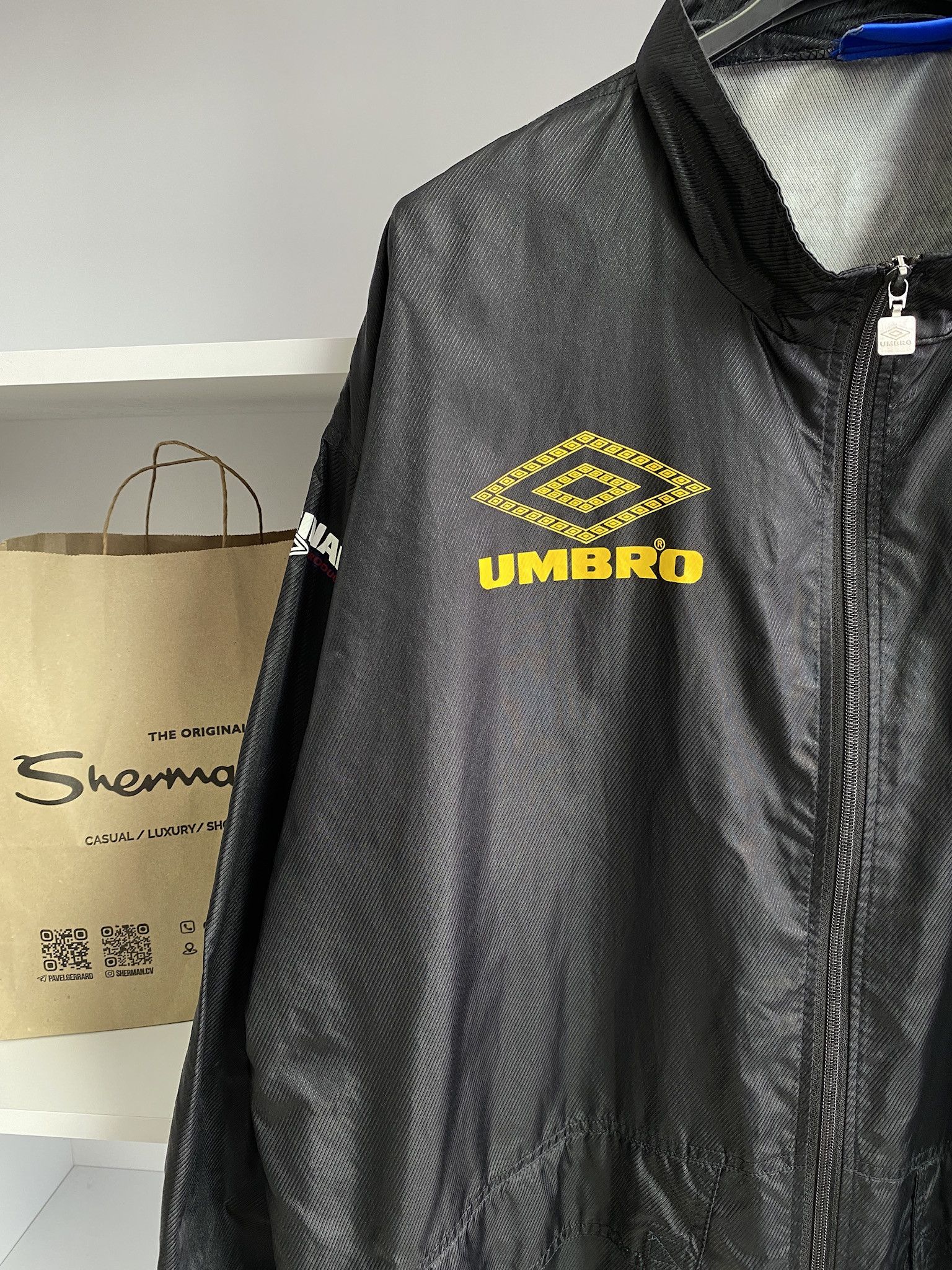 Umbro × Vintage Vintage Umbro Raincoat jacket Size US XXL / EU 58 / 5 - 4 Thumbnail