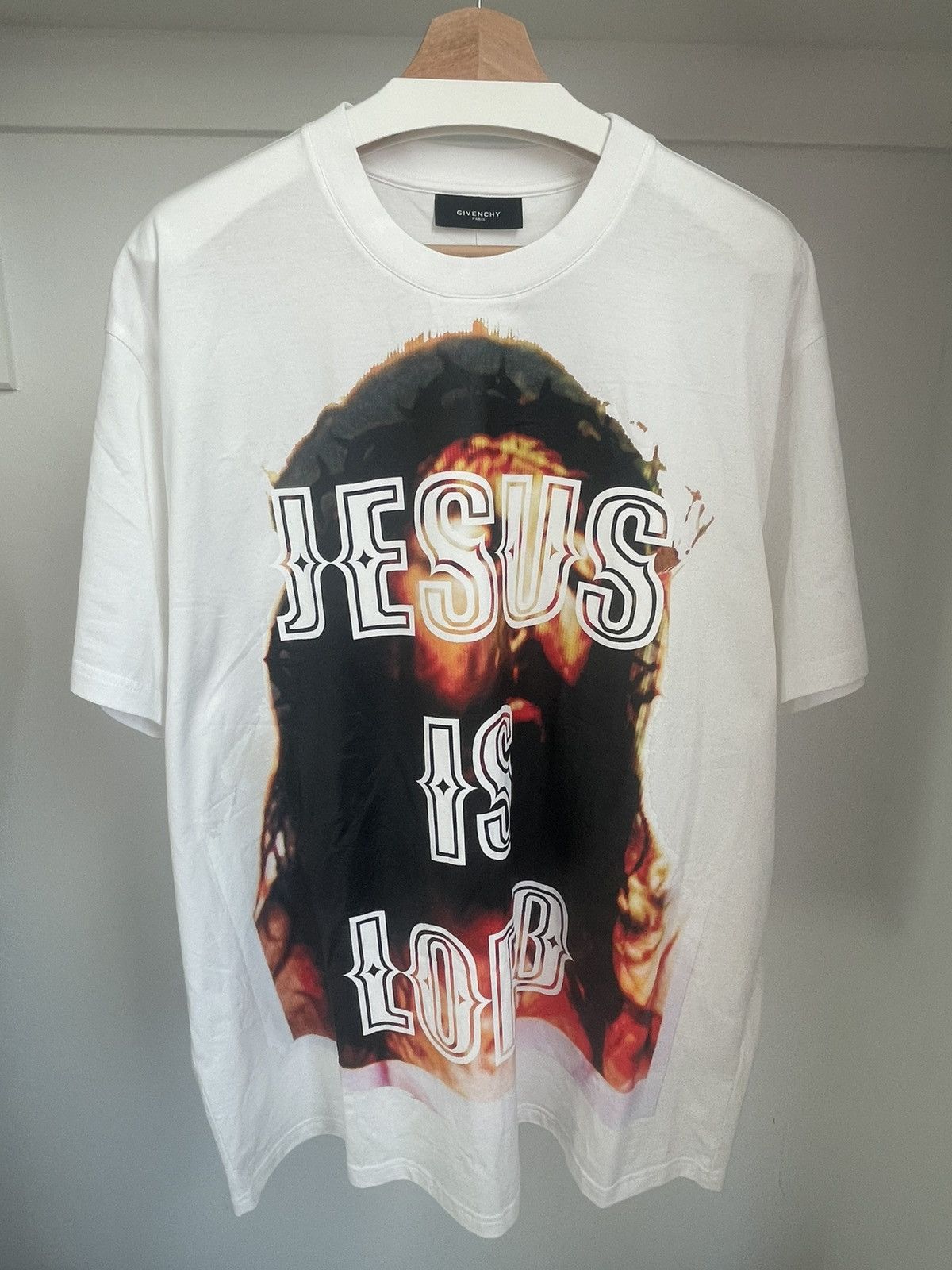 Givenchy Givenchy 1 of 1 Jesus T Shirt Size US XL / EU 56 / 4 - 1 Thumbnail