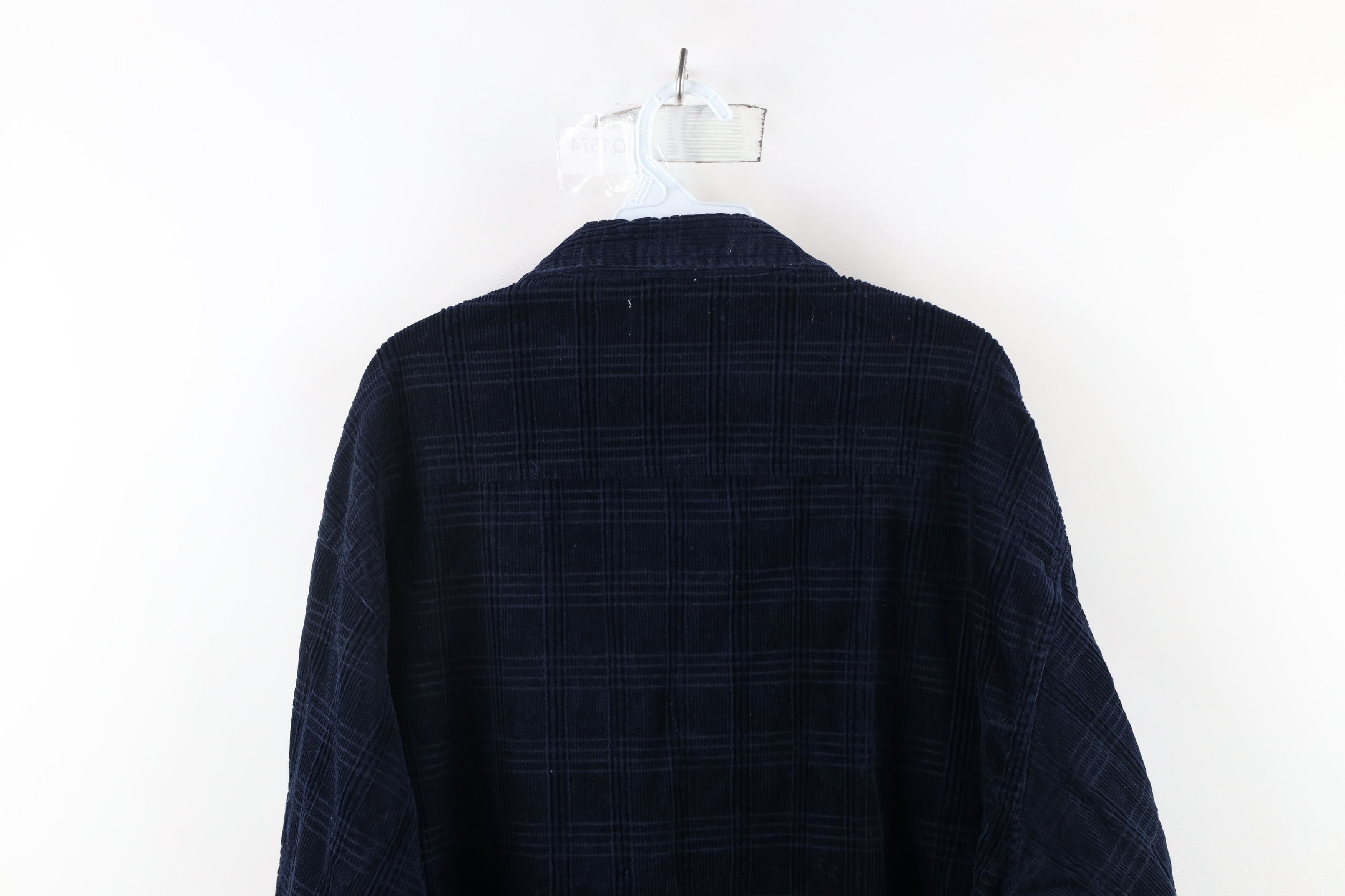 Vintage Vintage 90s Streetwear Fit Heavyweight Corduroy Button Shirt Size US L / EU 52-54 / 3 - 7 Thumbnail