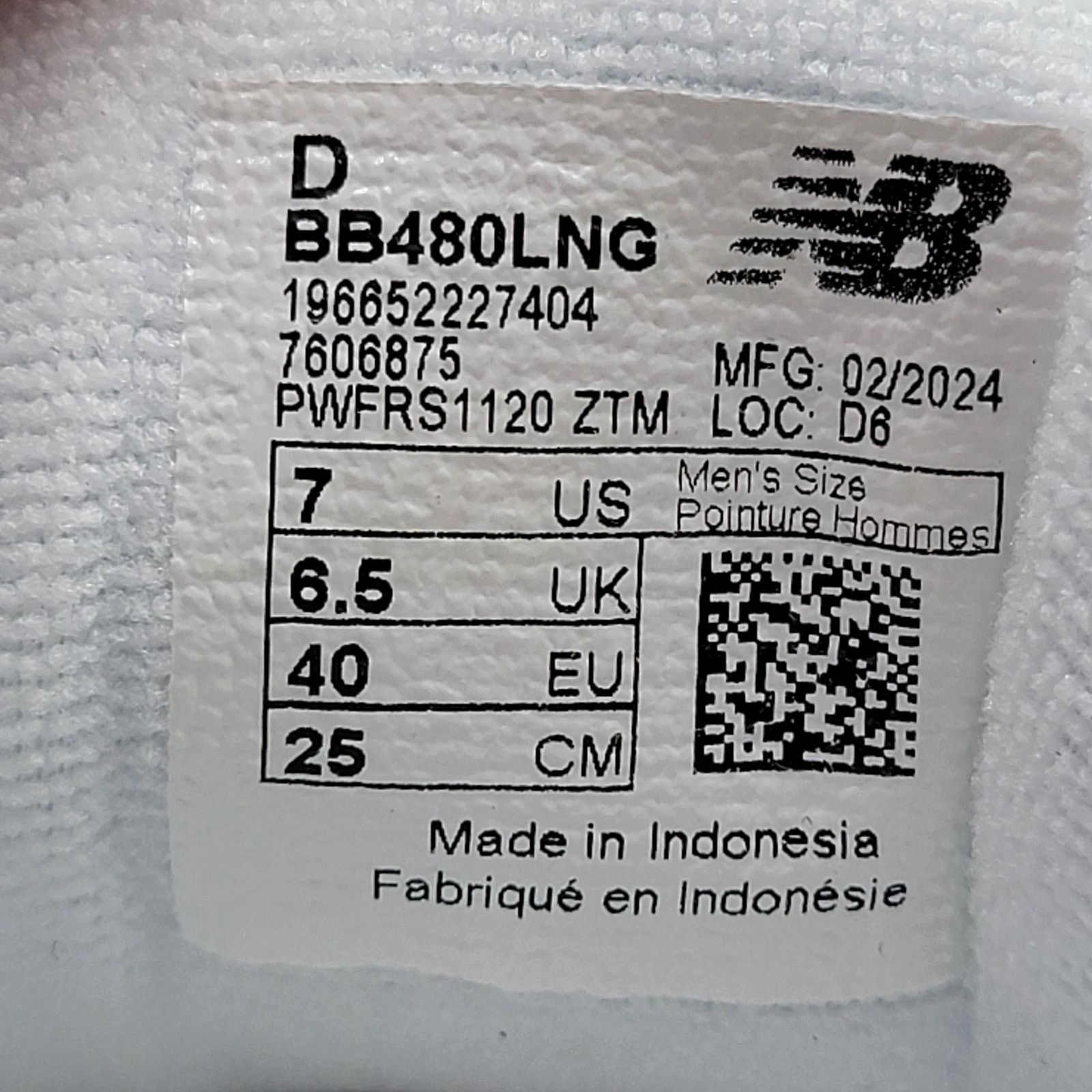 New Balance New Balance 480 White/Green Sneakers BB480LNG Mens Sz 7 NIB Size US 7 / EU 40 - 7 Thumbnail