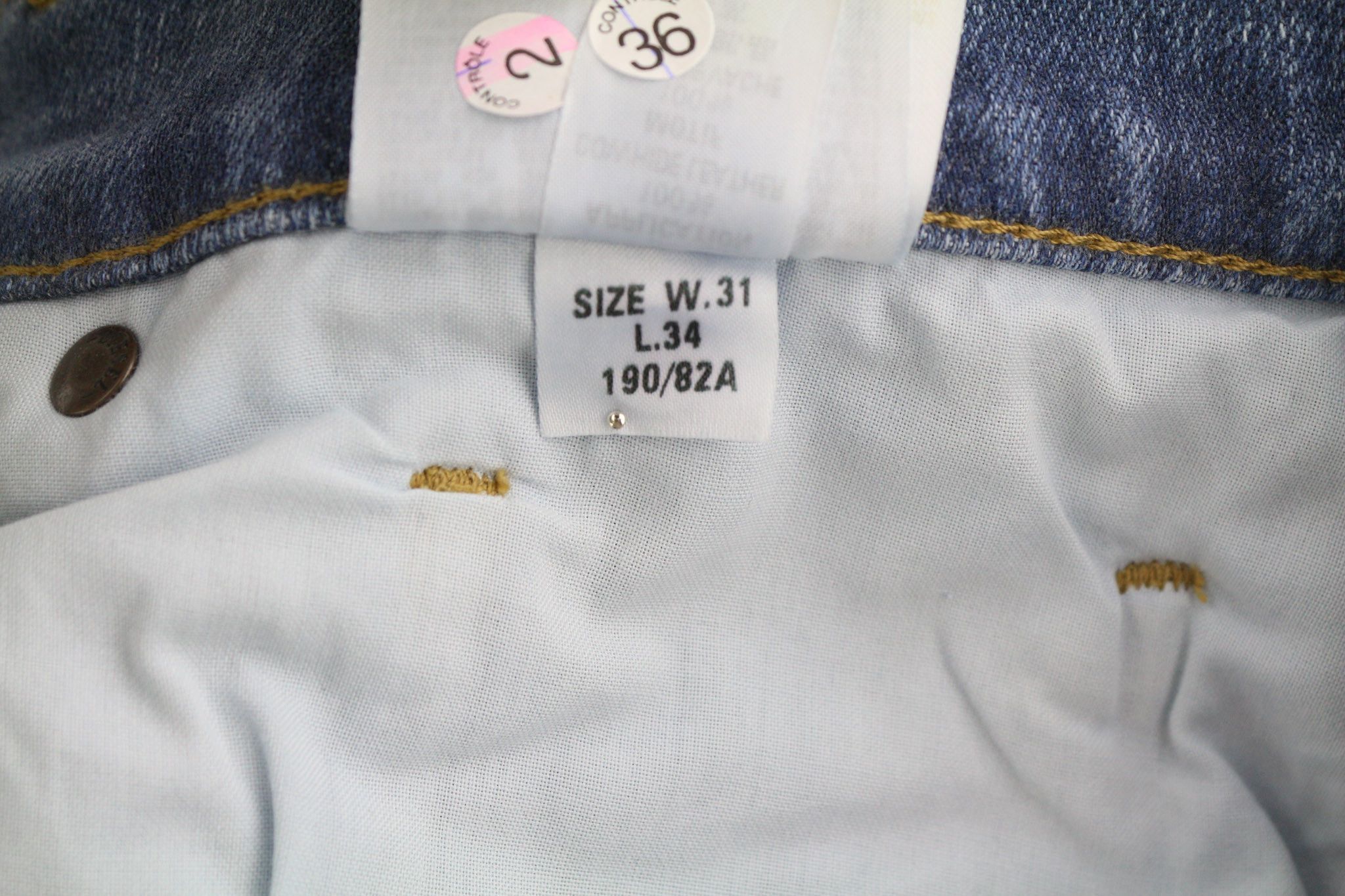 Diesel D-MIHTRY 009NF W31/L34 Straight Stretch Jeans 40183 Size US 31 - 12 Thumbnail