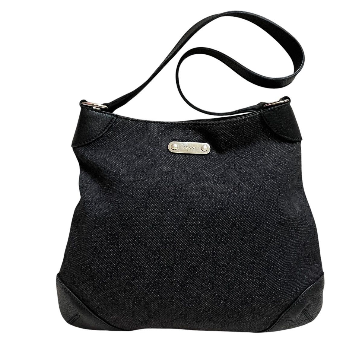 Gucci Authentic Vintage Gucci GG Monogram Black Shoulder Bag Size ONE SIZE - 1 Thumbnail
