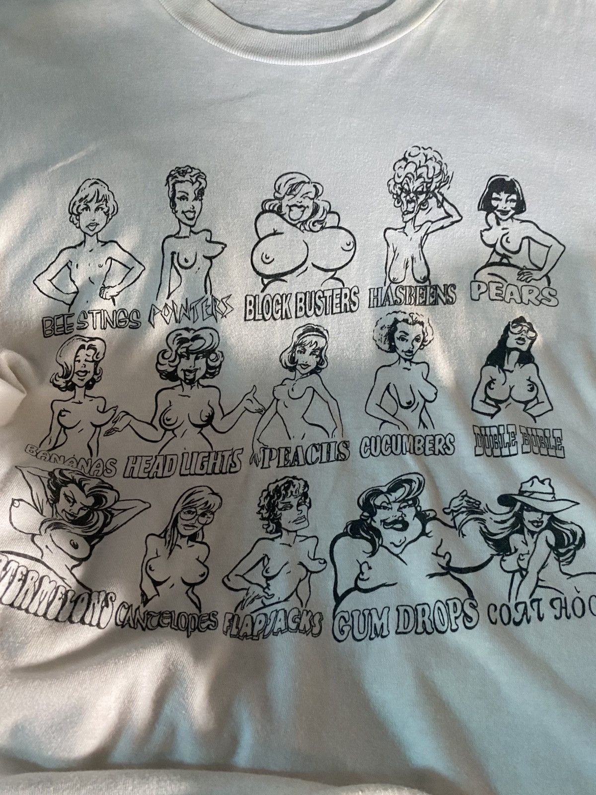 Other Vintage 90's Boobs Tits Parody Tee. Size US M / EU 48-50 / 2 - 4 Thumbnail