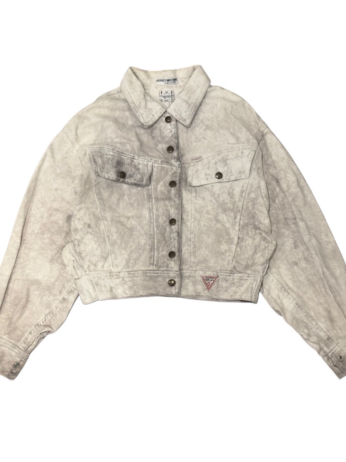 Georges Marciano Vintage Georges Marciano for Guess Balloon Denim Jacket Size M / US 6-8 / IT 42-44 - 2 Thumbnail