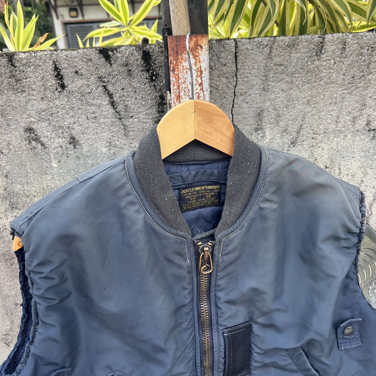Buzz Rickson's “VINTAGE” BUZZ RICKSON’S TRASHED B-15C BOMBER JACKET Size US S / EU 44-46 / 1 - 4 Thumbnail