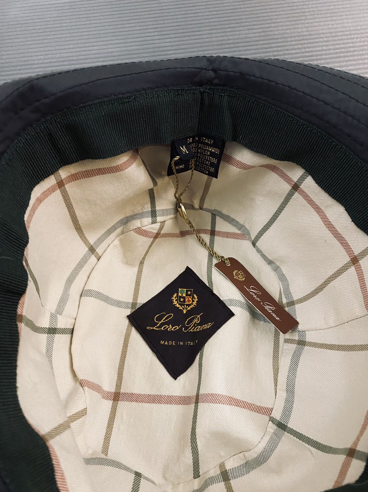 Loro Piana Loro Piana 🇮🇹 Lichen green stormsystem bucket hat unisex NEW Size ONE SIZE - 2 Thumbnail