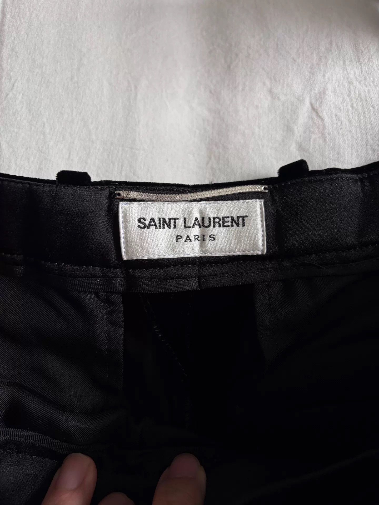 Saint Laurent Paris Saint Laurent Men's Velvet Trousers K33 Size US 34 / EU 50 - 4 Thumbnail