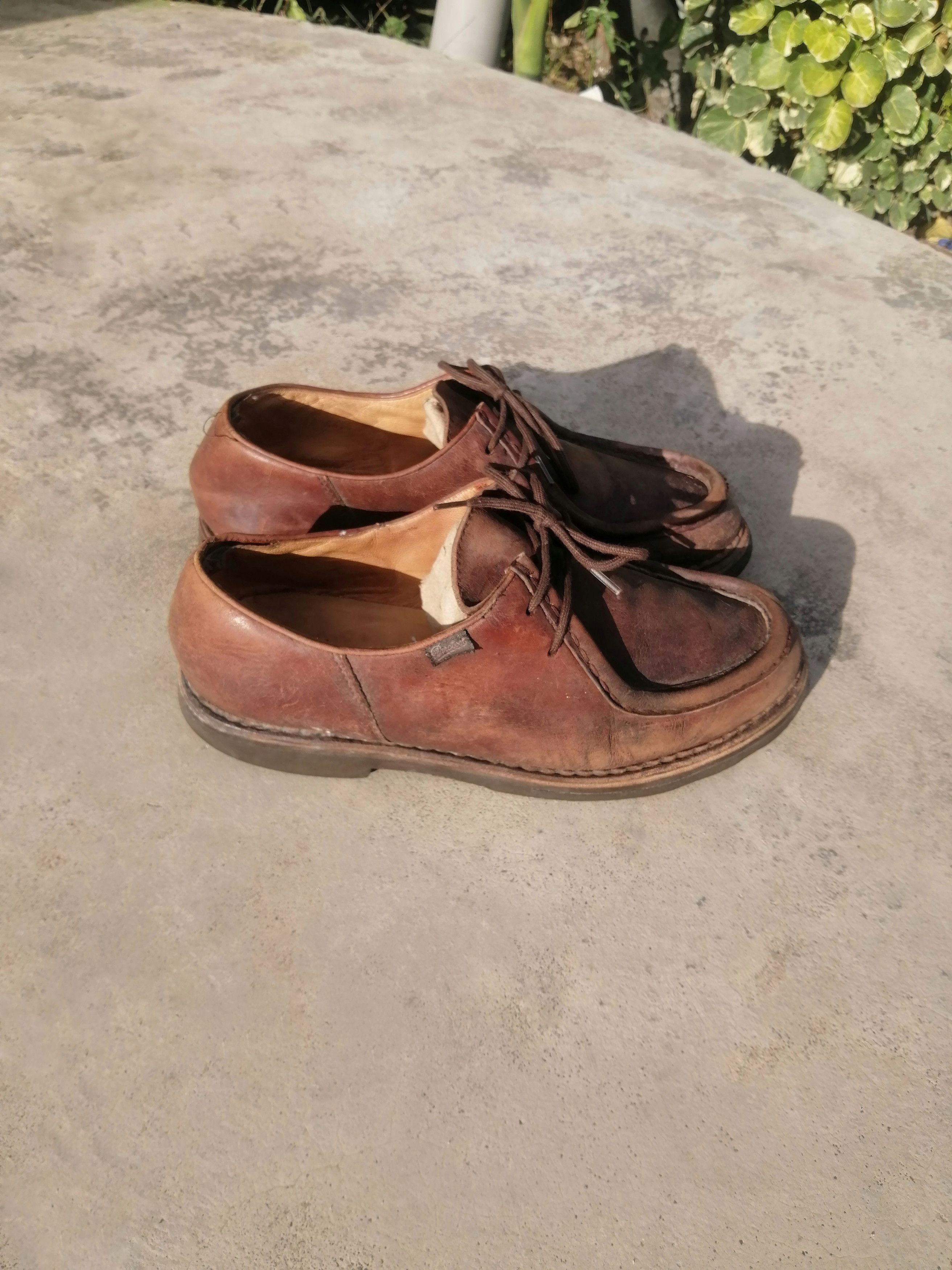 Paraboot Paraboot Michael Brown Leather Moc Toe Derby - 41.5 - France Size US 8.5 / EU 41-42 - 5 Thumbnail