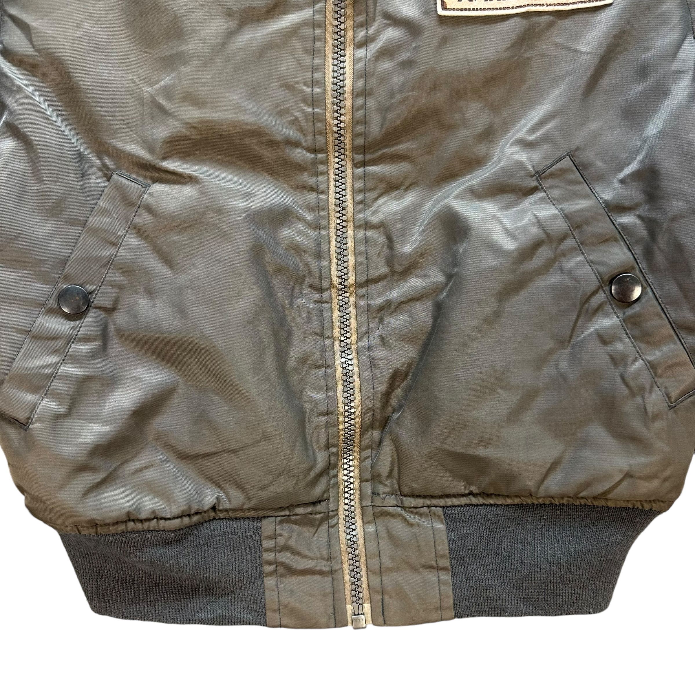 Avirex AVIREX USA Big Logo Junior MA-1 Bomber Jacket #A42-0949 Size US XXS / EU 40 - 7 Thumbnail