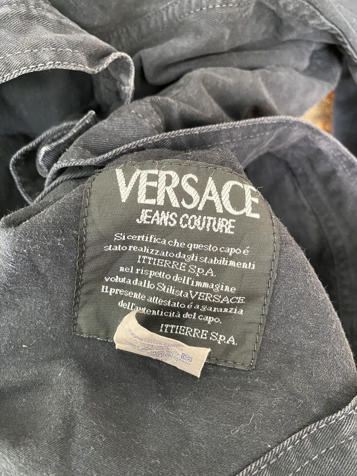 Versace × Versace Jeans Couture × Versus Versace 90s Versace Contra Stitch Detailing Jacket Size US L / EU 52-54 / 3 - 17 Thumbnail