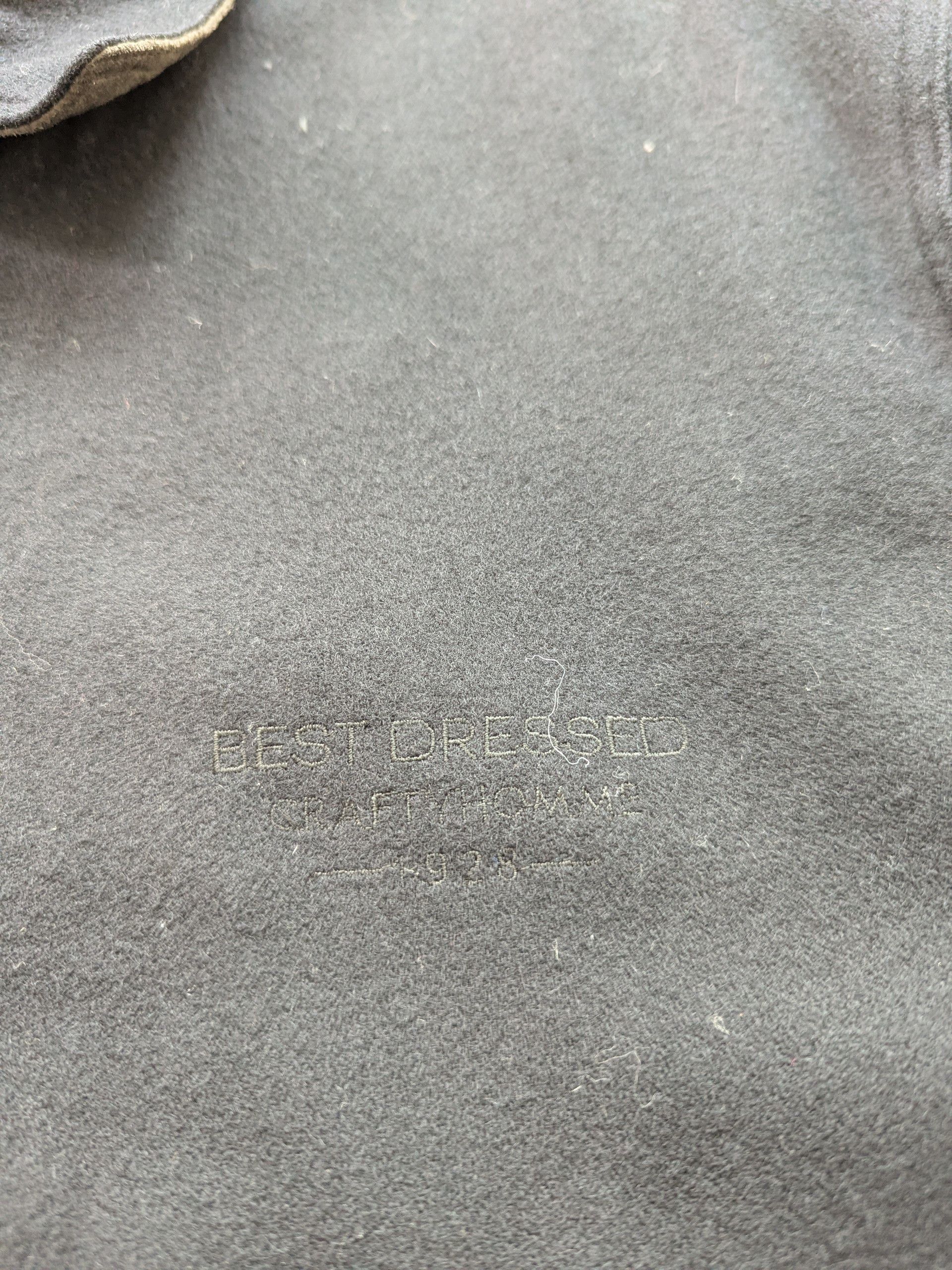 Japanese Brand Vintage Wool Bomber Jacket Plain Black Size US M / EU 48-50 / 2 - 7 Thumbnail