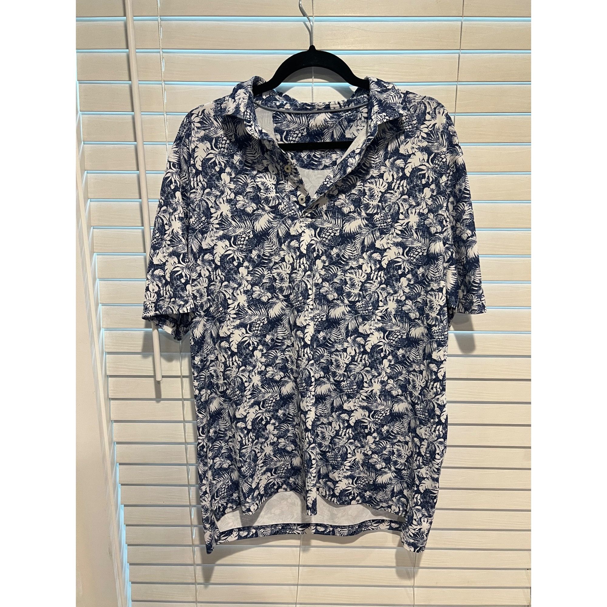 johnnie-O Johnnie-O Floral Kierland Polo Shirt - Size L Size US L / EU 52-54 / 3 - 1 Thumbnail
